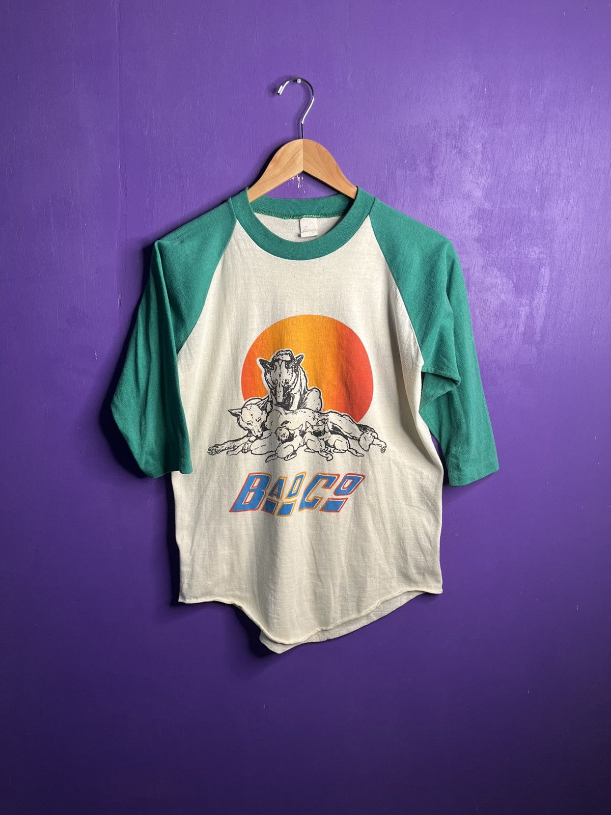 Band Tees × Vintage Vintage 80s Bad co coyote sunrise tour raglan t-shirt Size US M / EU 48-50 / 2 - 1 Thumbnail