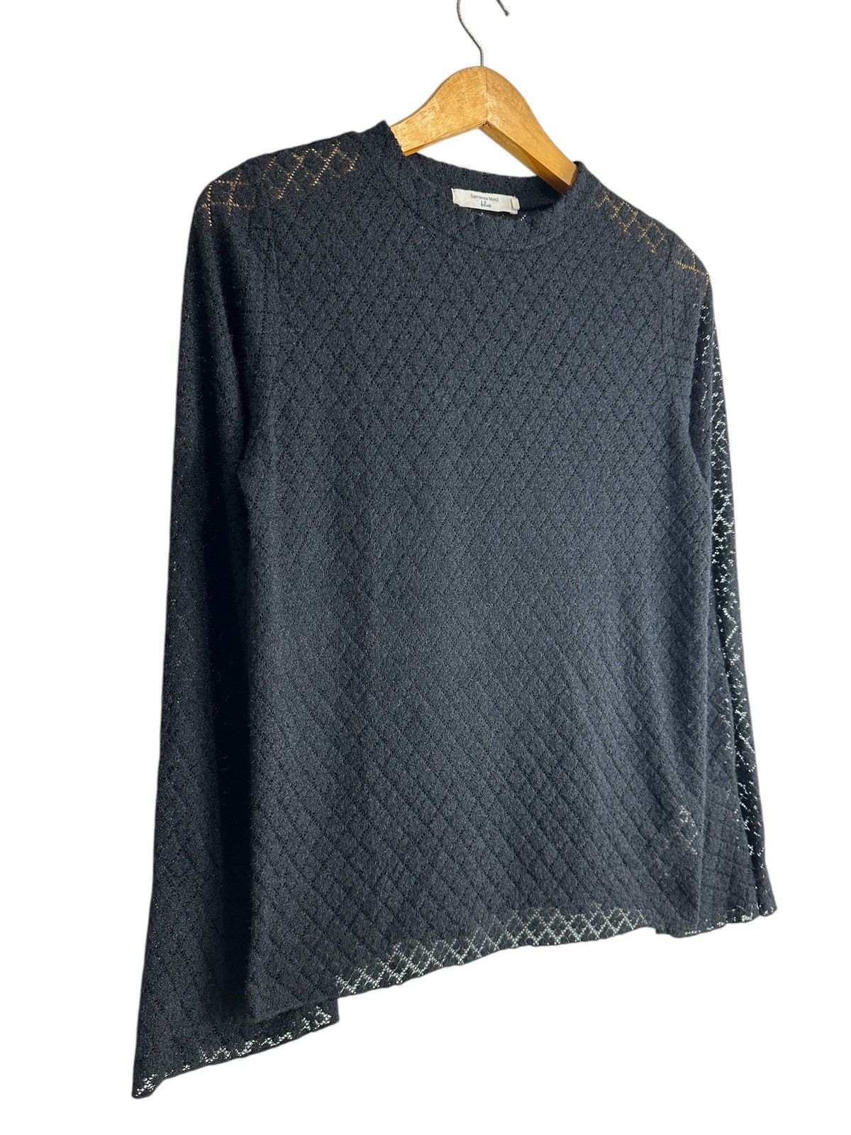 Issey Miyake × Japanese Brand × Yohji Yamamoto 2000s S MOS 2 BLUE UNDEFINED PATTERNED ISSEY YOHJI STYLE Size M / US 6-8 / IT 42-44 - 4 Thumbnail