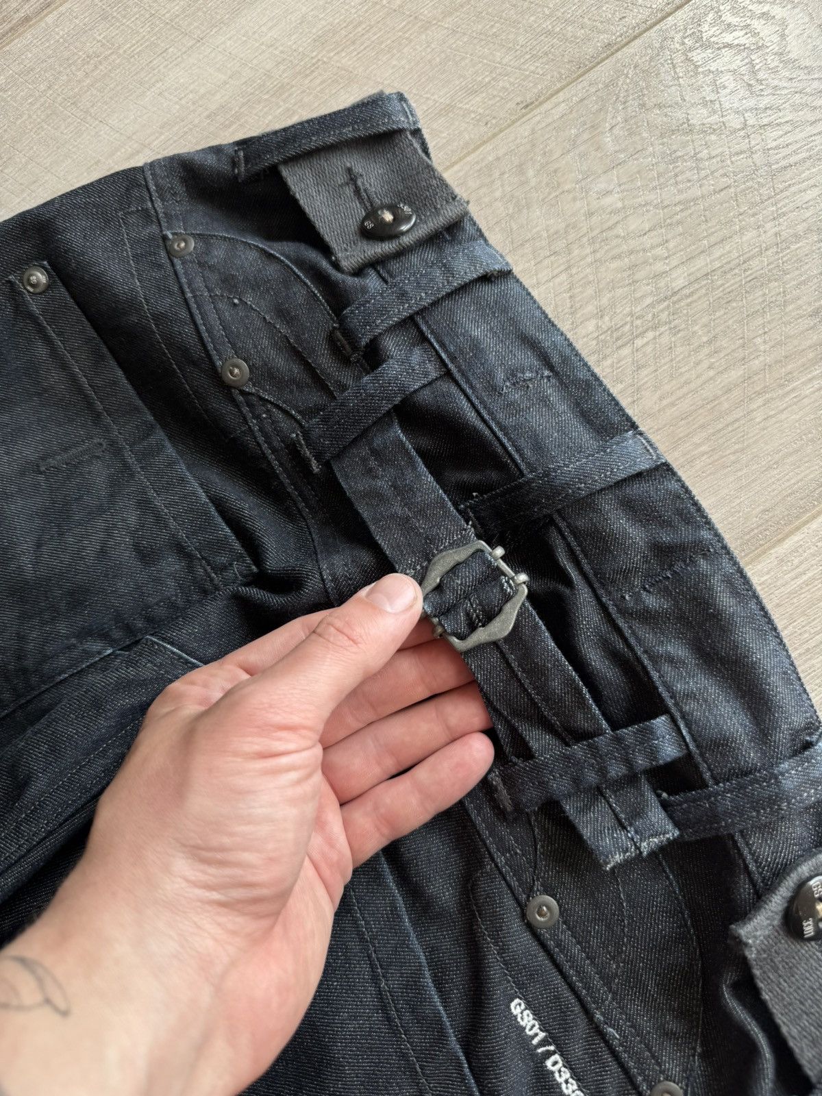 G-Star G Star Raw 3301 Avant Garde Y2K Italy Japan Punk Opium Jeans Size US 32 / EU 48 - 10 Thumbnail