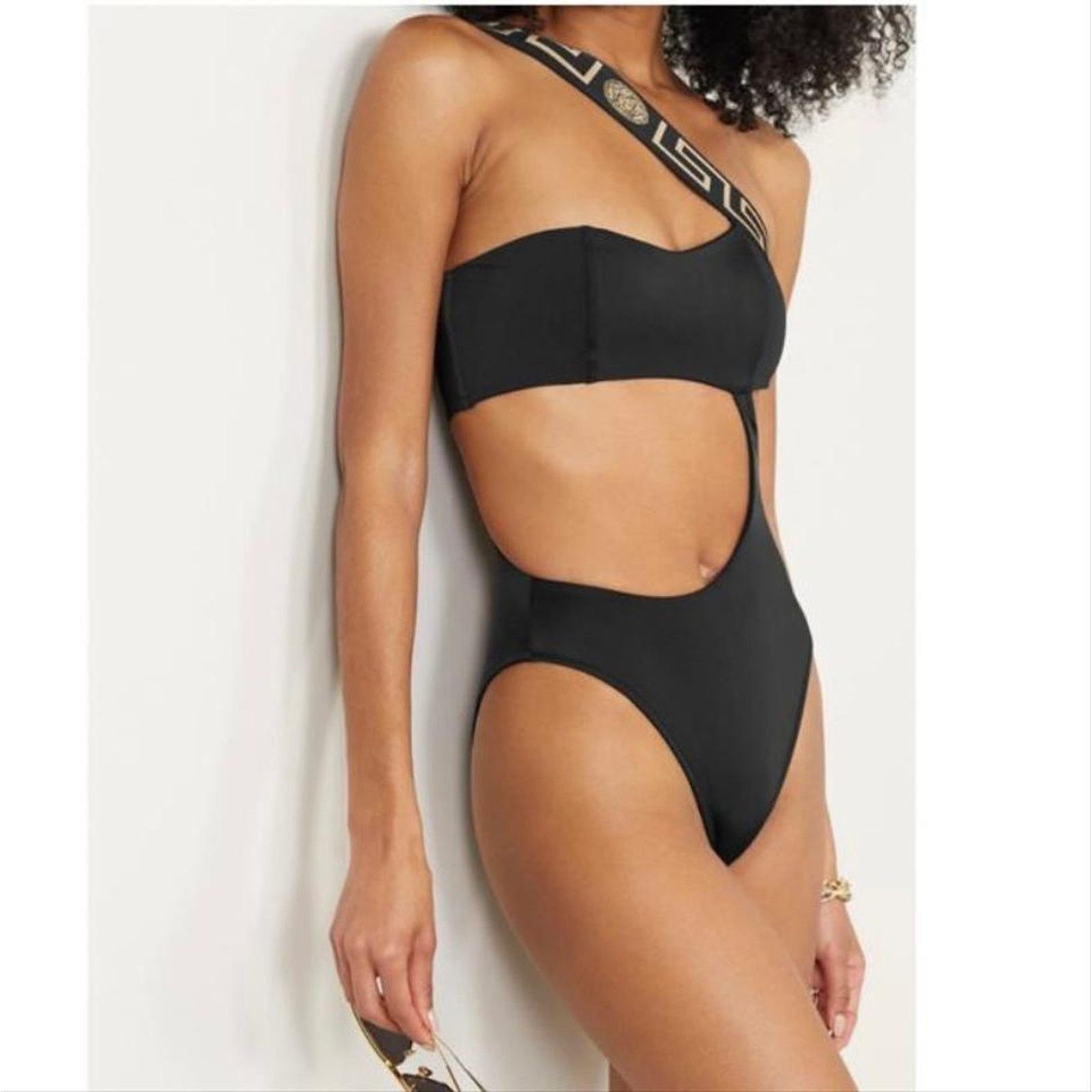 Versace Medusa Greca logo jacquard cutout swimsuit XS Size XS / US 0-2 / IT 36-38 - 2 Thumbnail