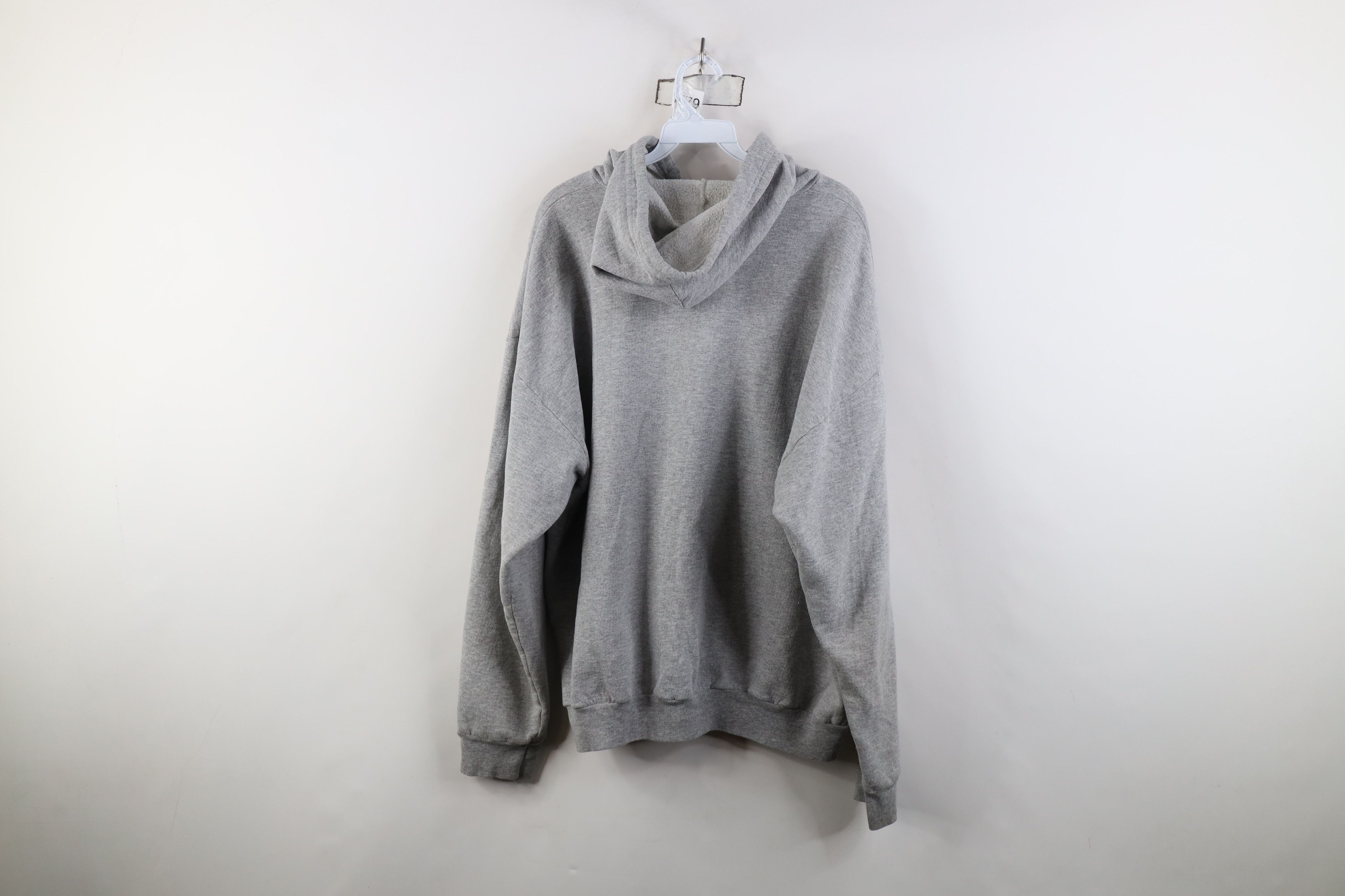 Vintage Vintage 70s Streetwear Full Zip Hoodie Heather Gray USA Size US XXL / EU 58 / 5 - 10 Thumbnail