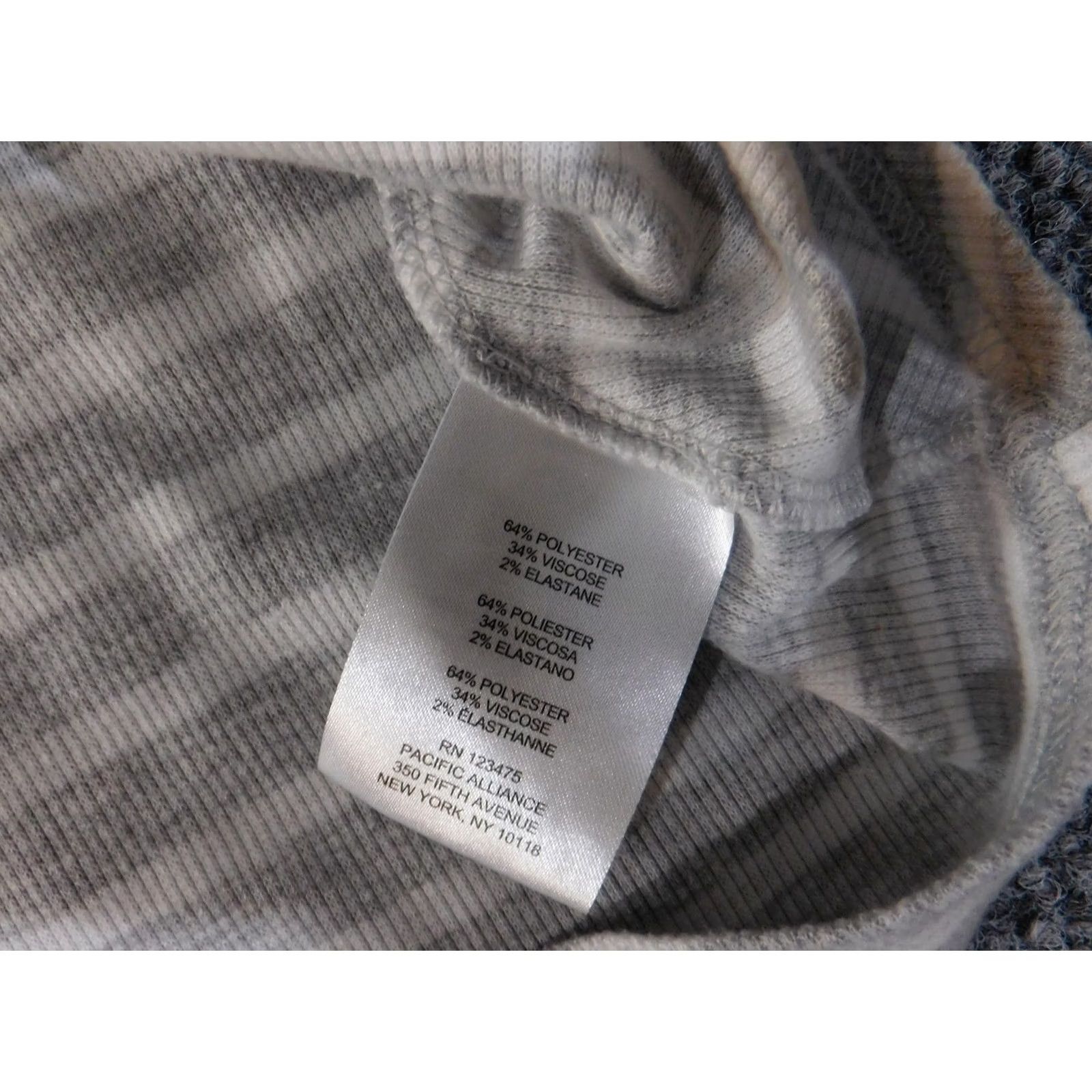 Jones New York Jones New York Pullover Womens XL Striped Lightweight Knit Long Sleeve Shirt Size XL / US 12-14 / IT 48-50 - 7 Thumbnail