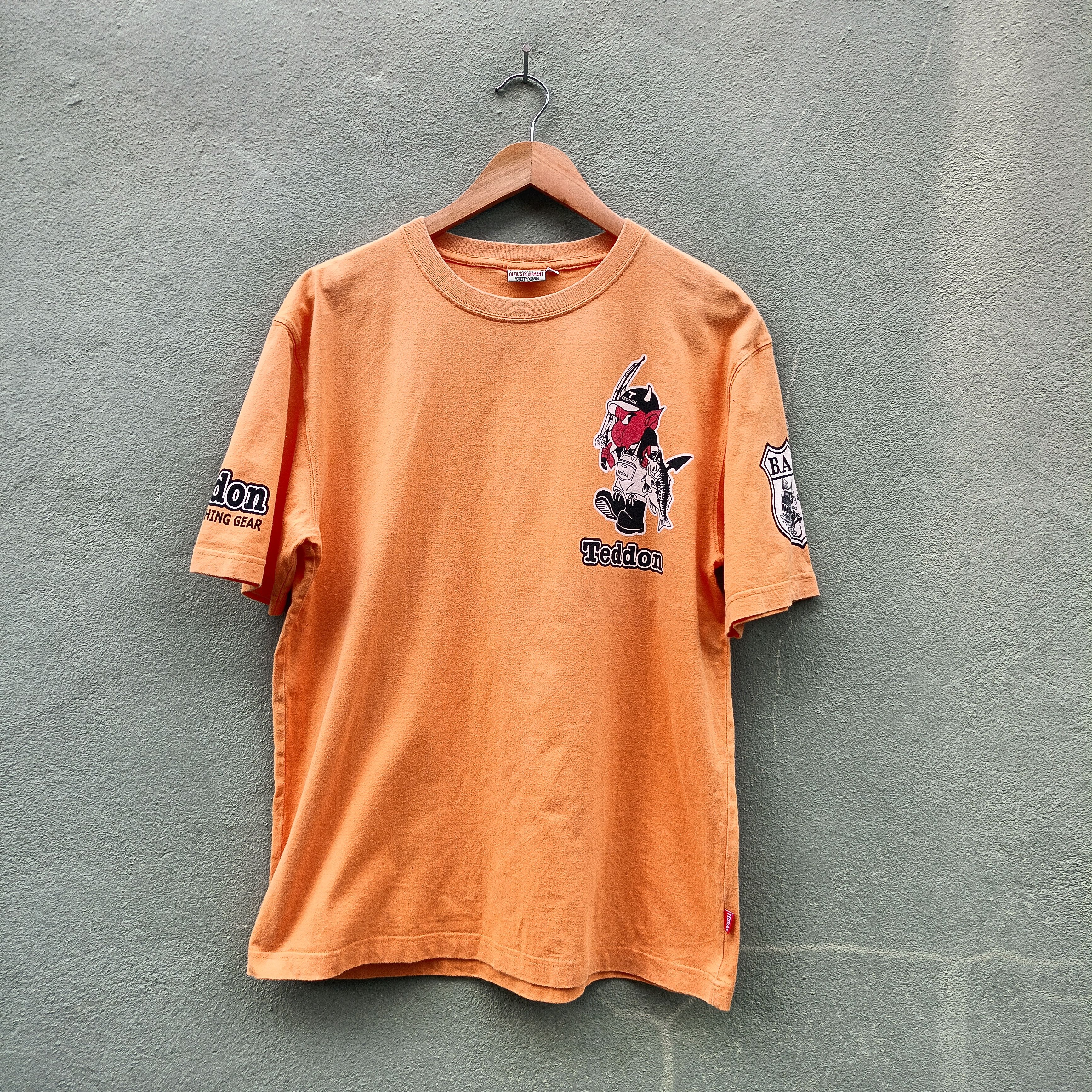Japanese Brand Teddy's fishing Gear Tee Size US L / EU 52-54 / 3 - 4 Thumbnail