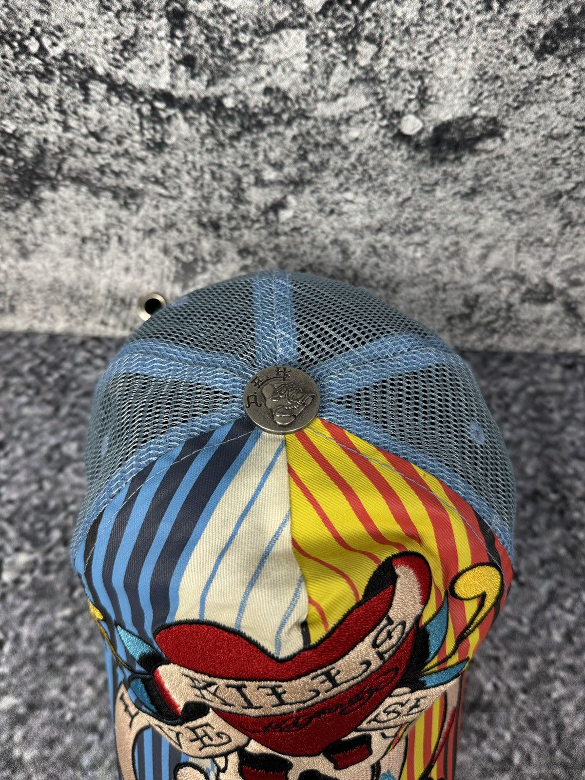 Ed Hardy Ed Hardy Baseball Cap Vintage Tattoo Wear Kills Love Slowly Size ONE SIZE - 4 Thumbnail