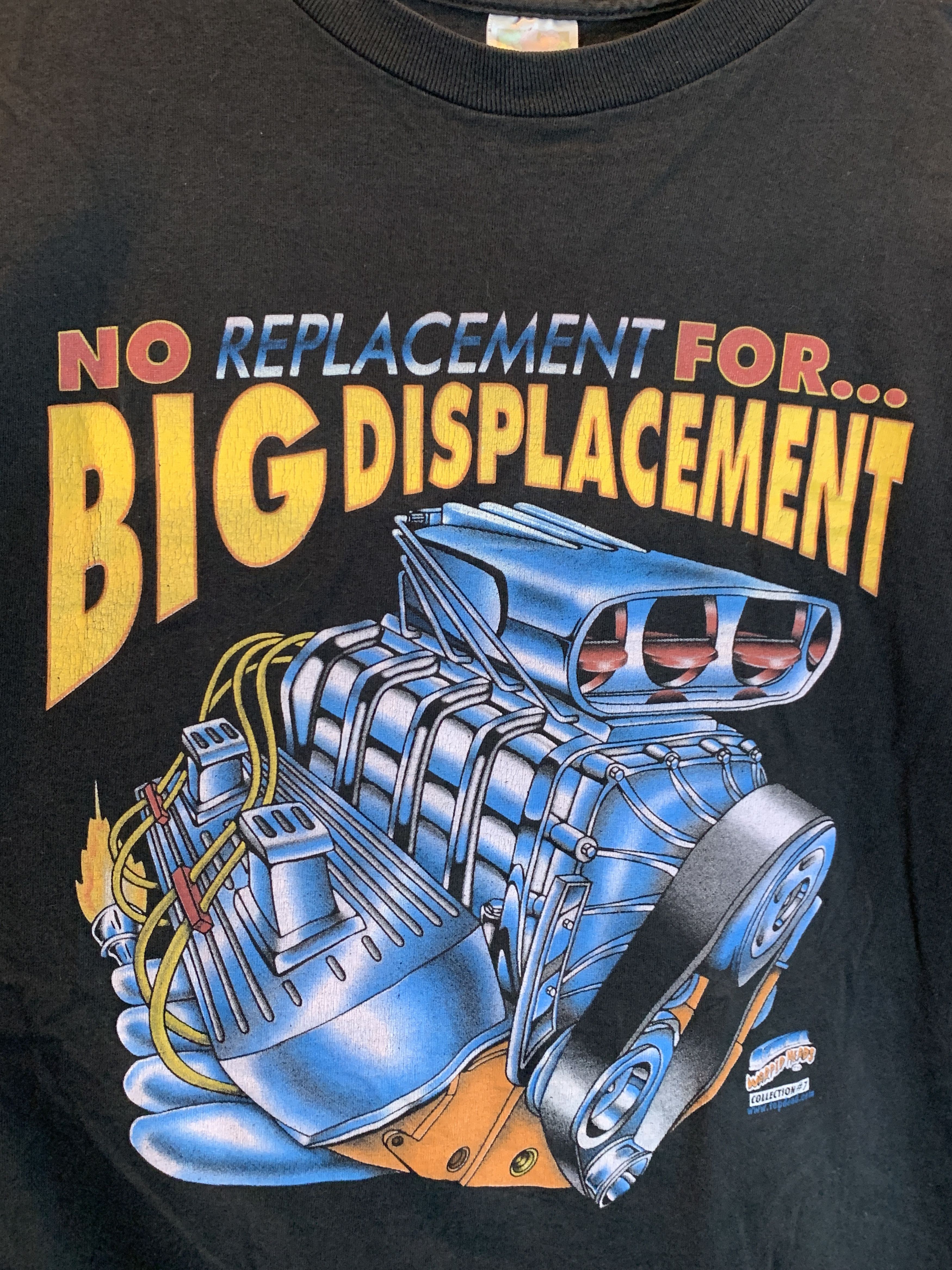 Vintage *RARE* Vintage No Replacement Big Displacement Engine Shirt Size US XXL / EU 58 / 5 - 2 Thumbnail
