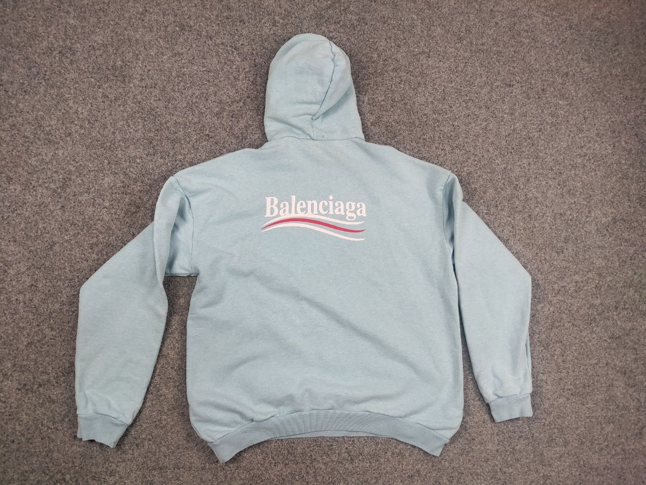 Vintage Balenciaga Political Campaign Logo Oversized Used Hoodie Size US M / EU 48-50 / 2 - 10 Thumbnail