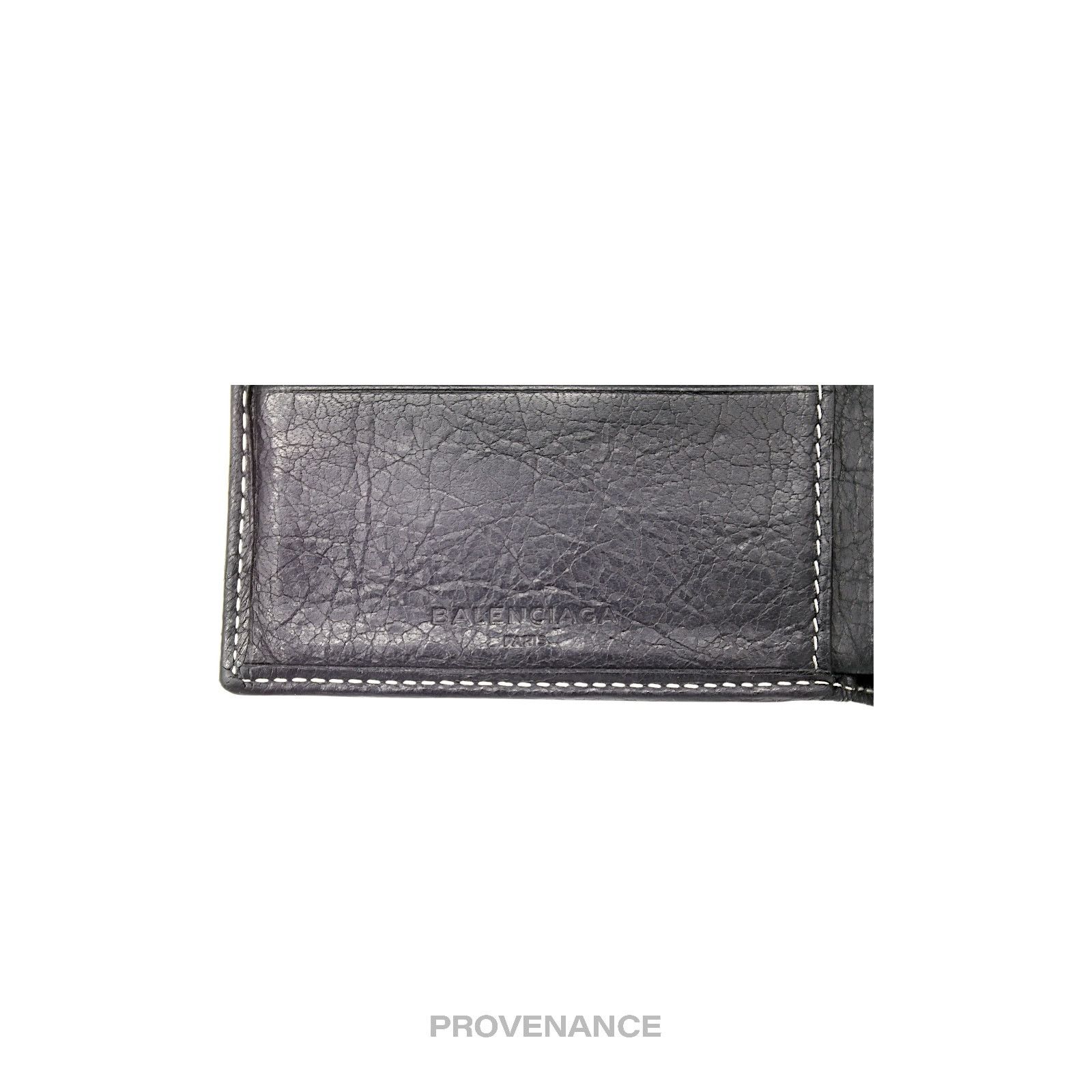 Balenciaga 🔴 Balenciaga Bazaar Bifold Wallet - Blue/Black Patchwork Size ONE SIZE - 8 Thumbnail