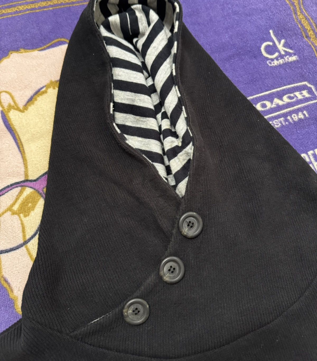 Japanese Brand NUMBER NINE Hoodies Size US L / EU 52-54 / 3 - 8 Thumbnail