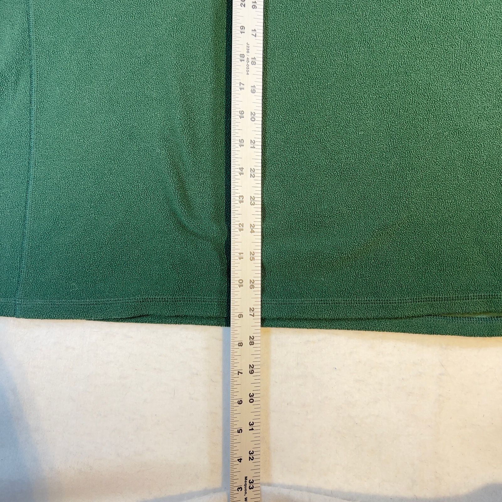 L.L. Bean L.L. Bean Micro Fleece 1/4 Zip Top Mens XXL Reg Hunter Green Size US XXL / EU 58 / 5 - 4 Thumbnail