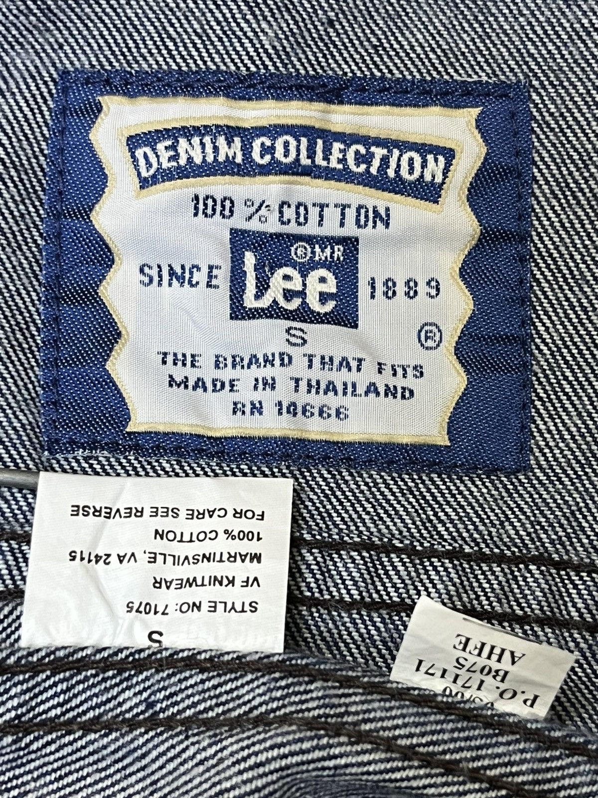 Lee Grail🔥Vintage 90s LEE wildcats Chelsea trucker denim jackets Size US S / EU 44-46 / 1 - 14 Thumbnail