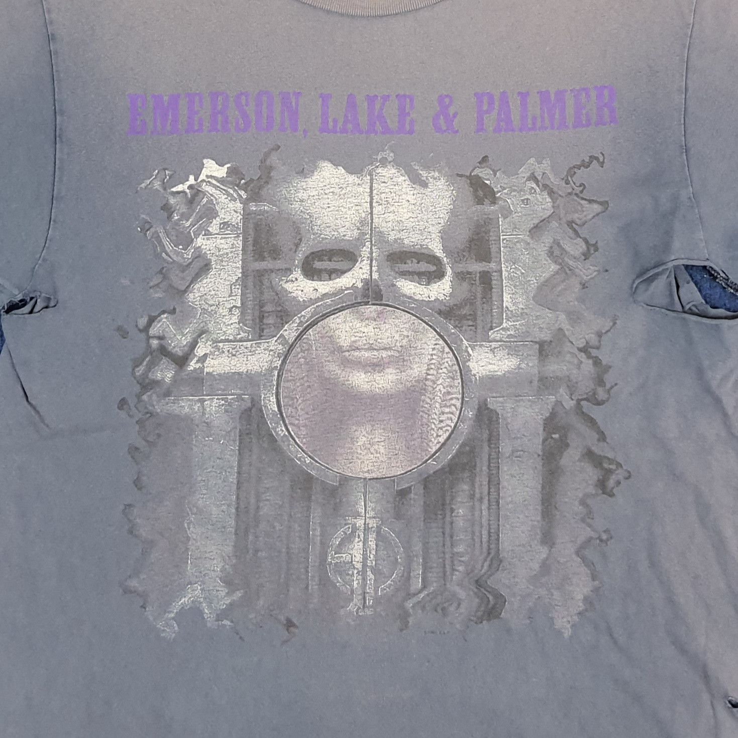 Band Tees × Vintage Vintage ELP Emerson, Lake & Palmer Rock Supergroup Tshirt Size US L / EU 52-54 / 3 - 2 Thumbnail