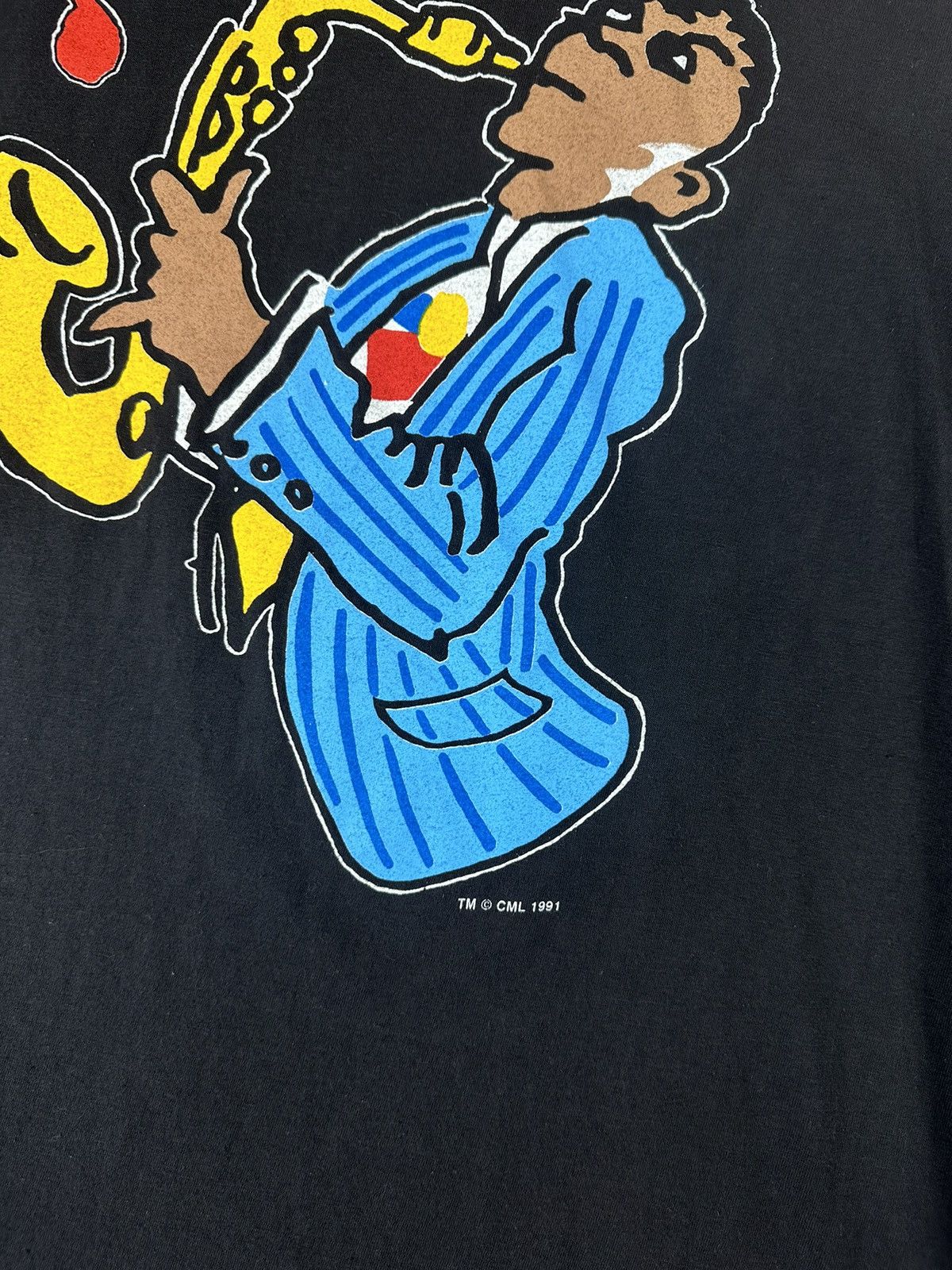 Other Five Guys Named Moe Jazz Band 1991 Retro T-Shirt Size US XL / EU 56 / 4 - 5 Thumbnail