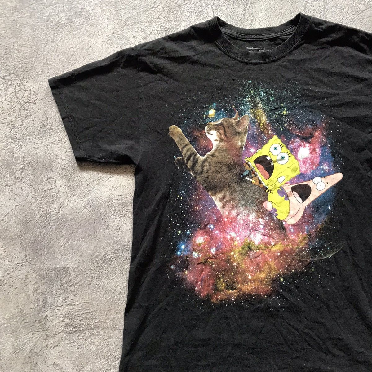 Vintage Vintage Y2K SpongeBob Patrick Graphic Tee Rave Skate Slim M Size US M / EU 48-50 / 2 - 3 Thumbnail