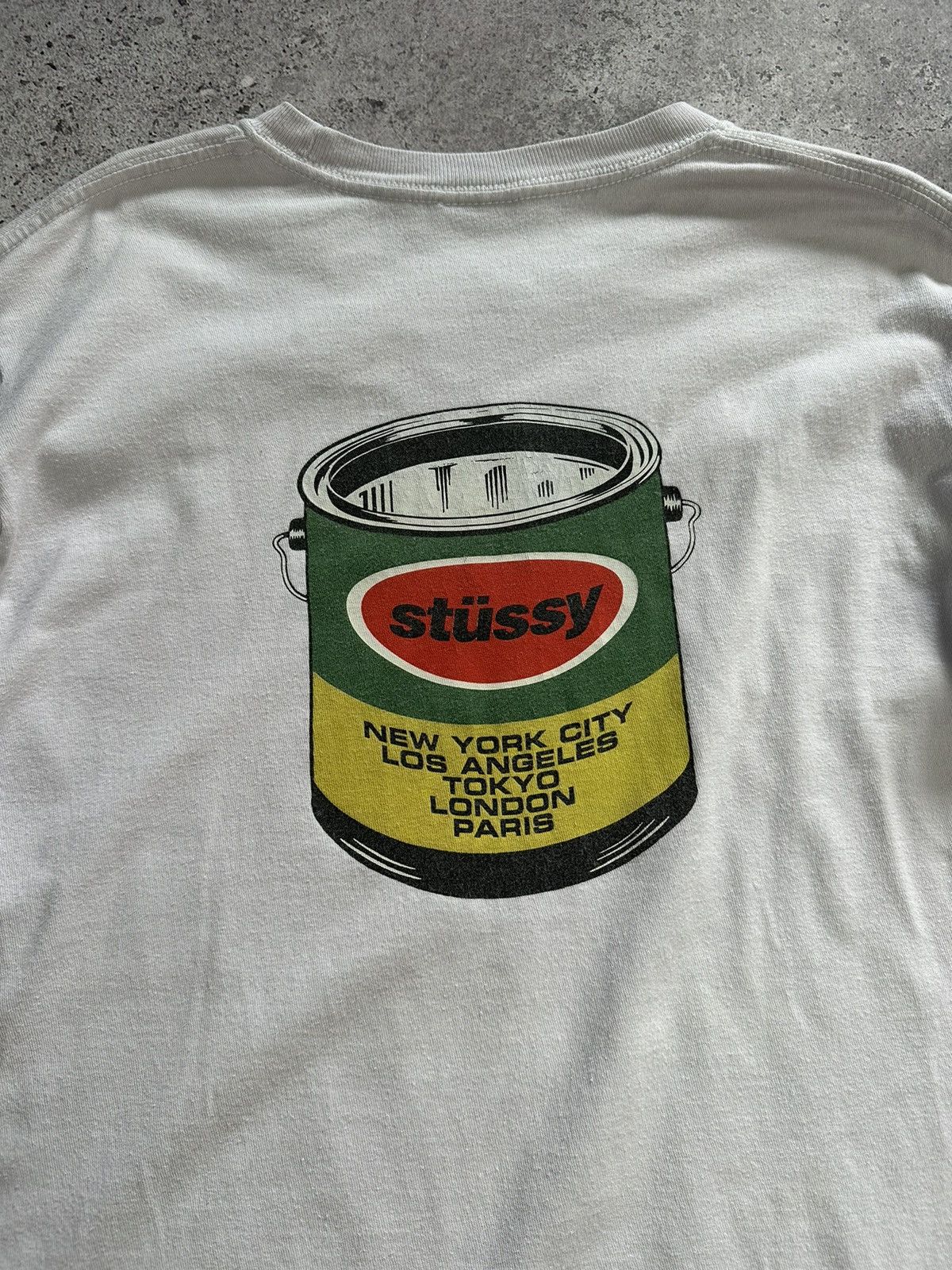 Stussy × Vintage Vintage Stussy Y2K Long Sleeve Big Logo Distressed Size US M / EU 48-50 / 2 - 7 Thumbnail