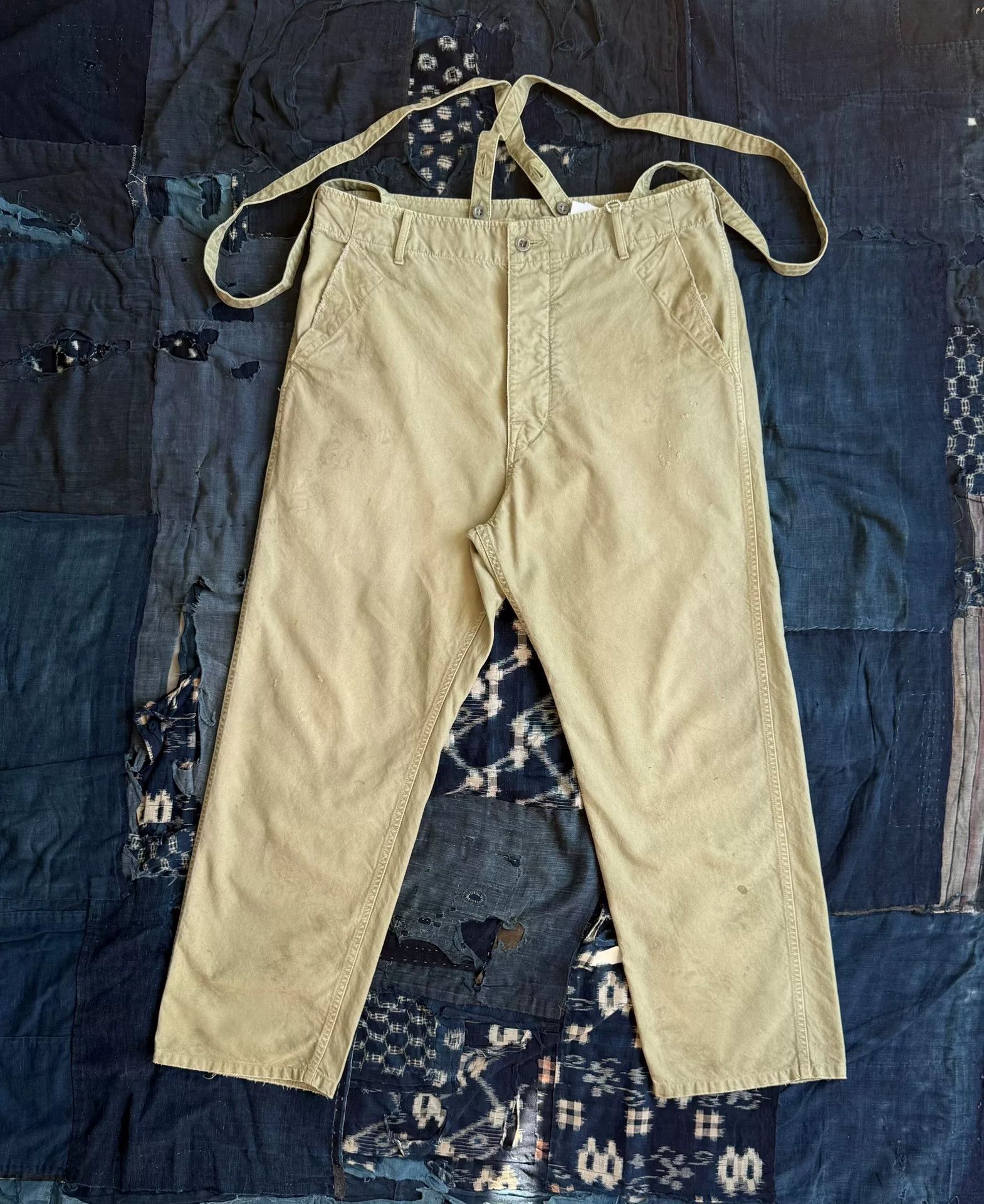 Visvim visvim alper braces chino pants in green Size US 38 / EU 54 - 1 Thumbnail