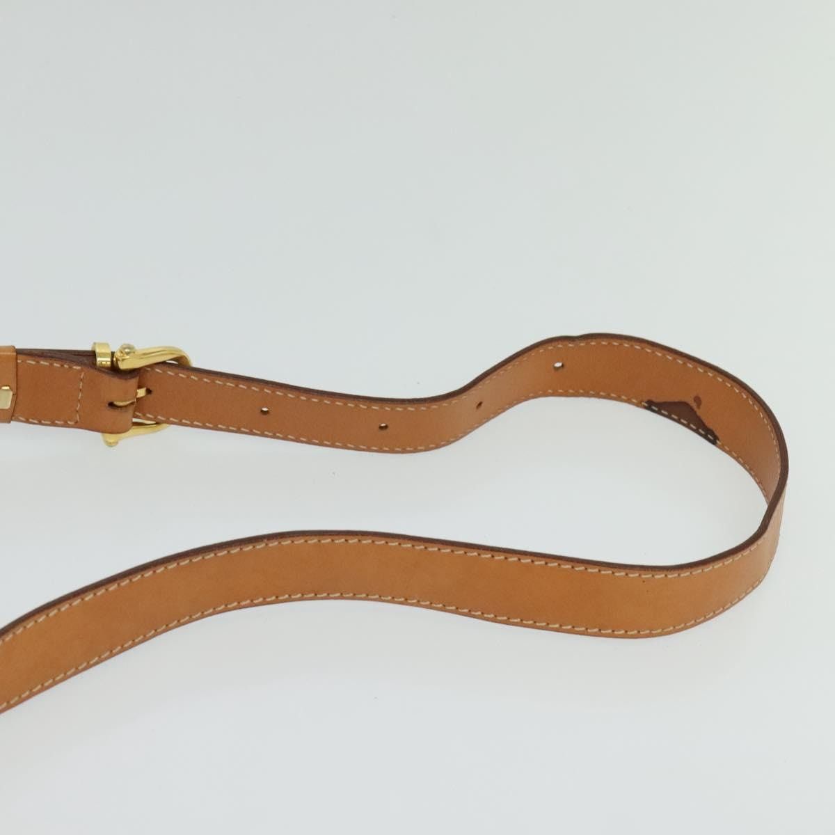 Celine CELINE Macadam Canvas Shoulder Bag Beige Gold Size ONE SIZE - 8 Thumbnail