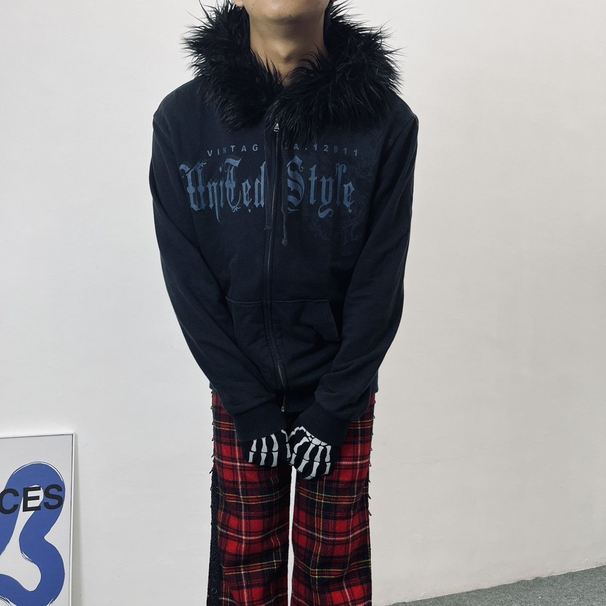 Japanese Brand Design United Fur Hoodie - Ifsixwasnine / LGB STYLE Size US L / EU 52-54 / 3 - 4 Thumbnail
