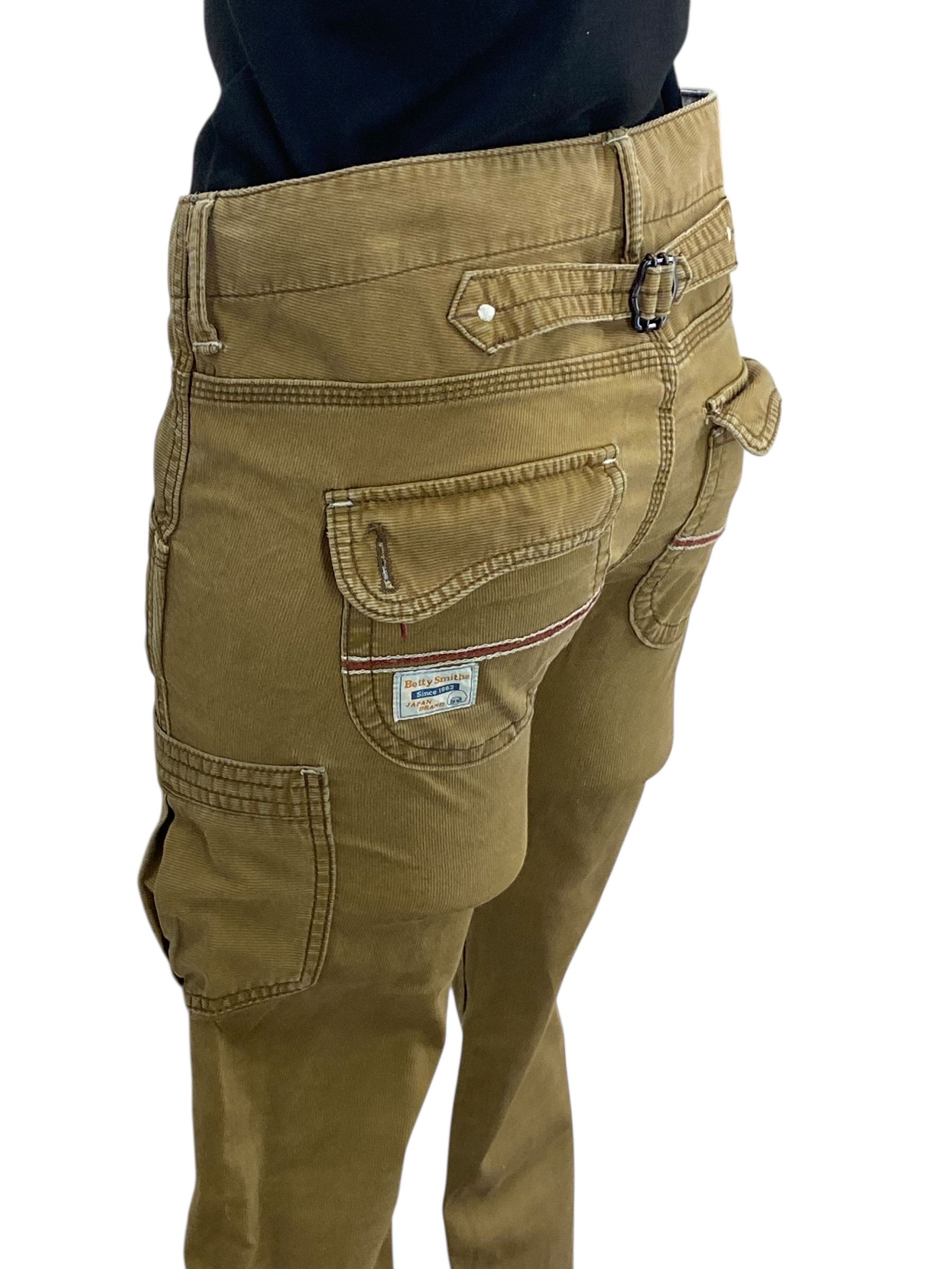 Japanese Brand Betty Smith Carpenter Workwear Hickory Dungarees Size 25" / US 0 / IT 36 - 15 Thumbnail