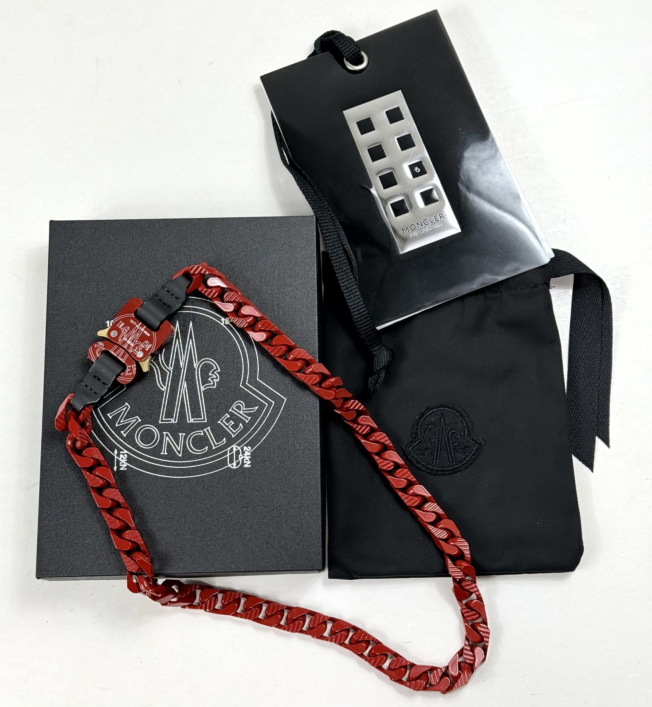 Alyx × Moncler Moncler Genius x Alyx Bracelet Red | Grailed