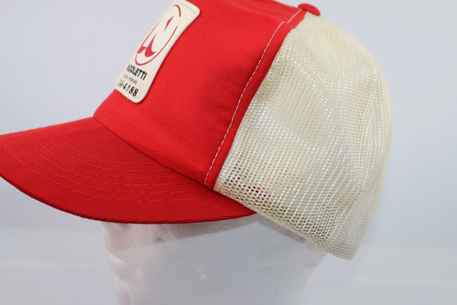 Other Vintage nICOLETTI BETON PREPARE Trucker Snapback Cap Size ONE SIZE - 4 Thumbnail