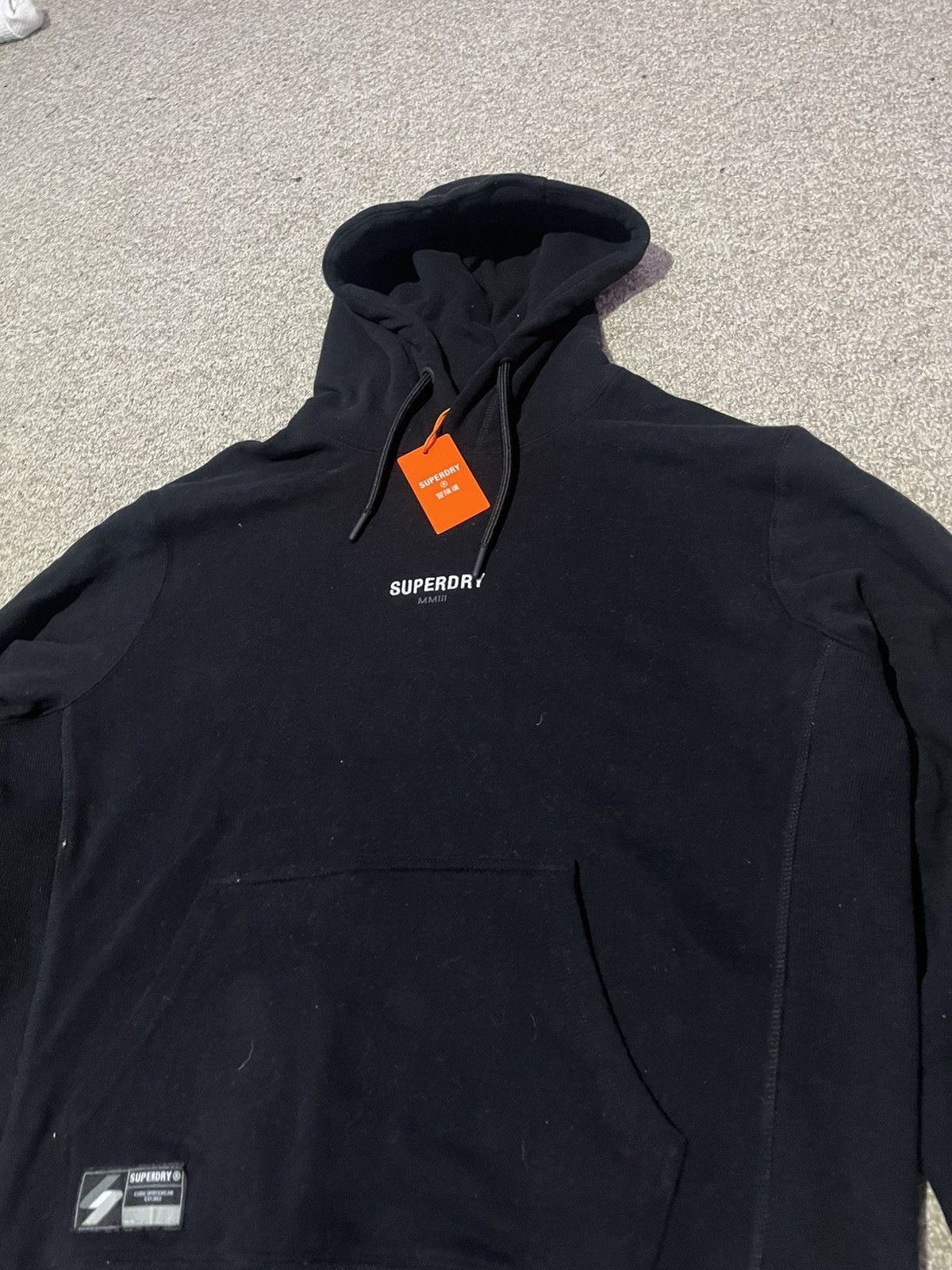 Superdry SuperDry Black Sportswear Hoodie Size US L / EU 52-54 / 3 - 2 Thumbnail