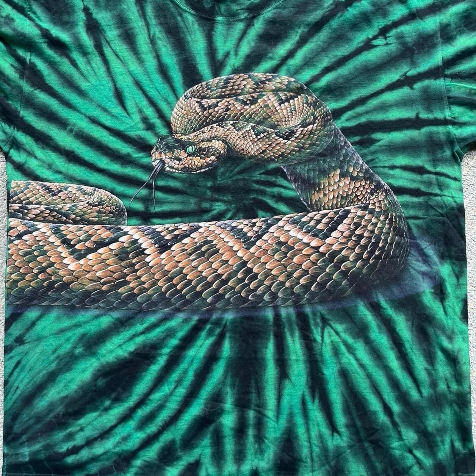 Other Vintage Rattlesnake Wrap-Around Tie-Dye Double-Sided Shirt Size US XXL / EU 58 / 5 - 5 Thumbnail
