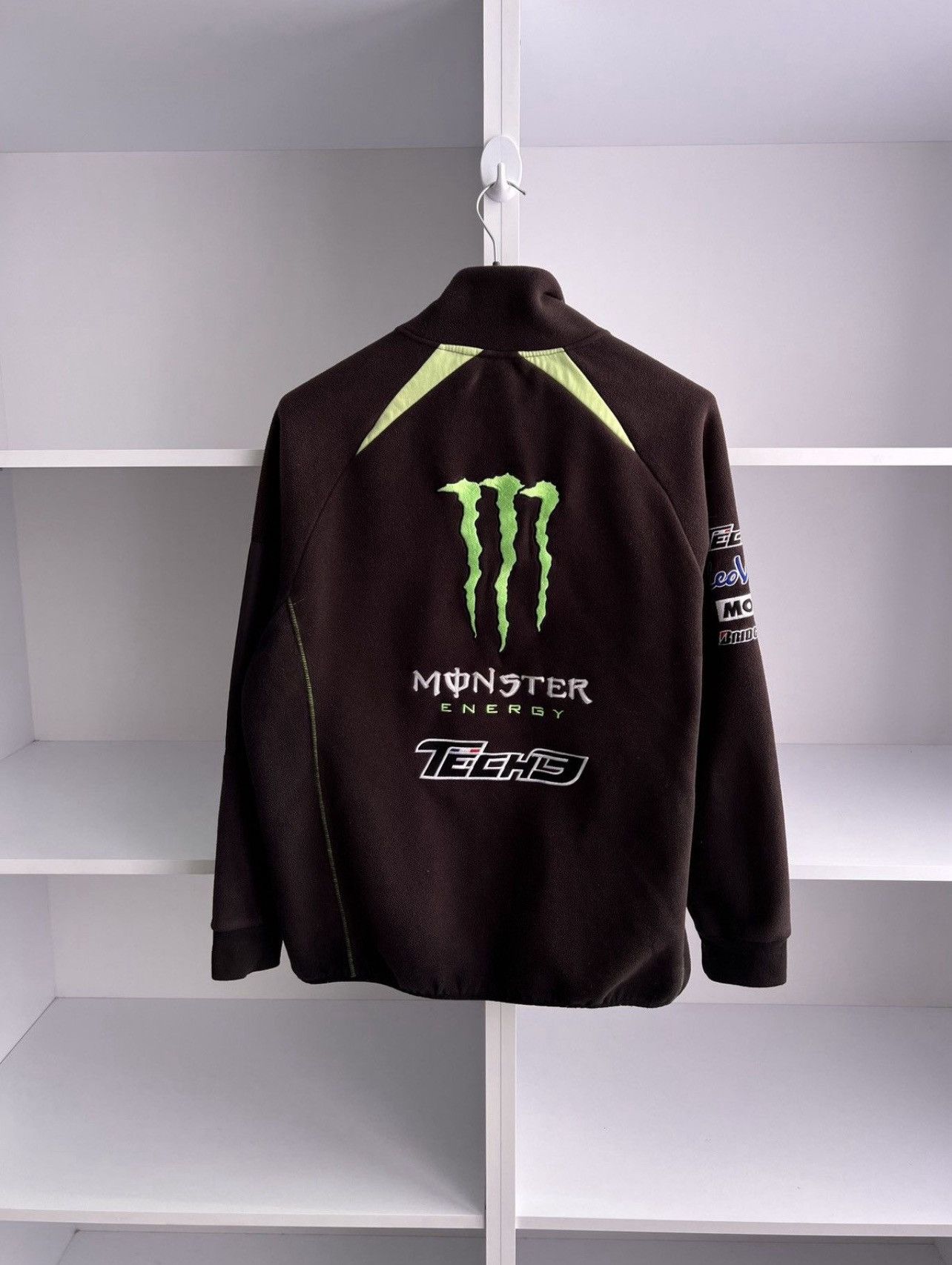 Other Vintage Techno Monster Energy racing fleece zip sweatshirt Size US M / EU 48-50 / 2 - 6 Thumbnail