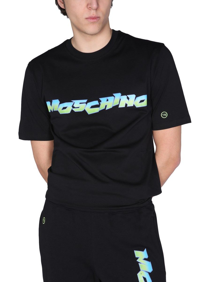 Moschino o1y0225 Logo T-Shirt in Black Size US S / EU 44-46 / 1 - 2 Thumbnail