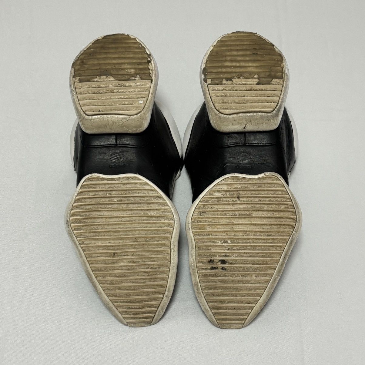 Adidas × Rick Owens Rick Owens x Adidas Tech Runner Black Leather (SS14 Vicious) Size US 11 / EU 44 - 7 Thumbnail