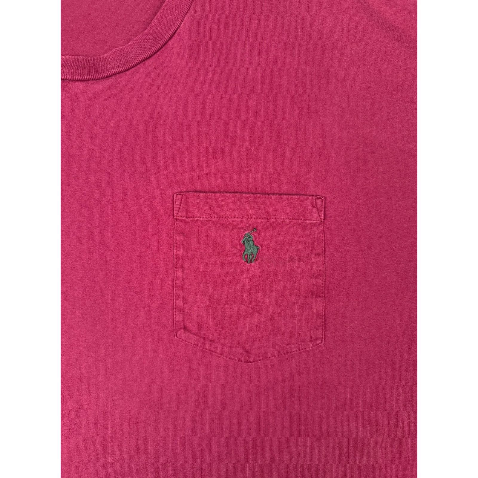 Ralph Lauren VINTAGE Ralph Lauren Polo Shirt Adult 2XL Red 100% Cotton Crew Neck Pocket Big & Tall Men XL-2X Size US XXL / EU 58 / 5 - 6 Thumbnail