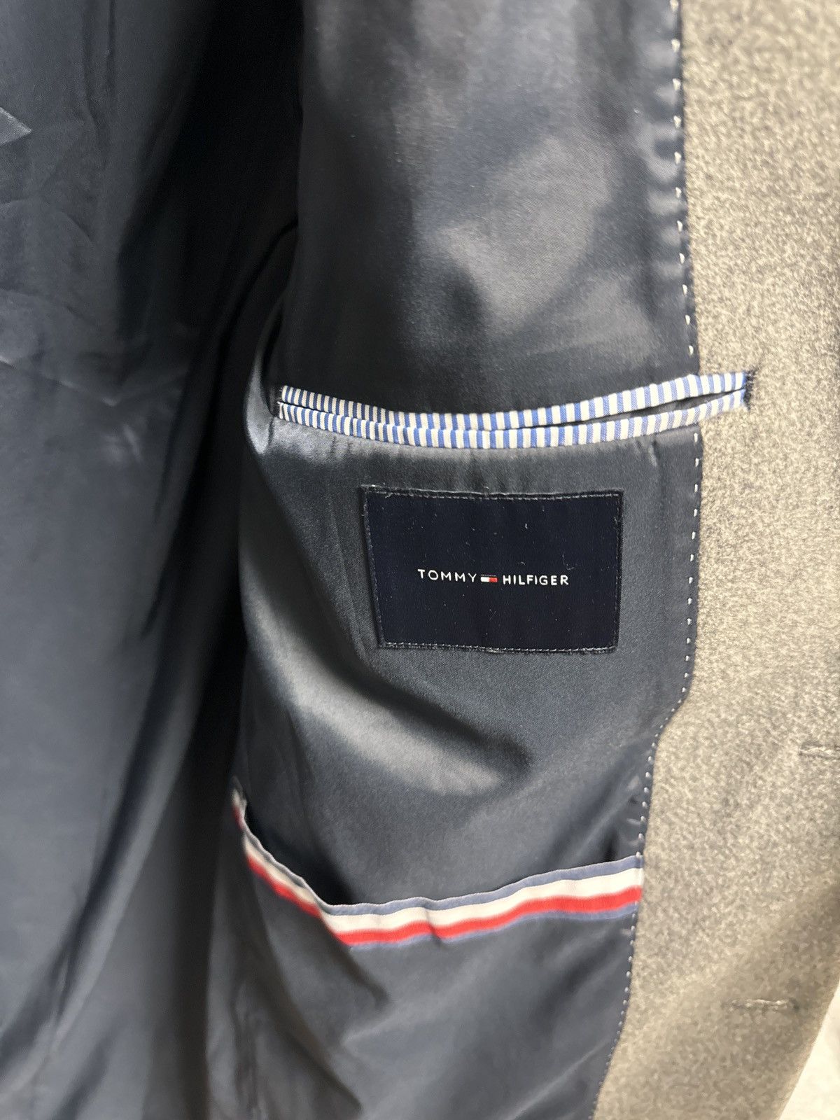 Tommy Hilfiger Tommy Hilfiger grey trench coat Size 44R - 4 Thumbnail