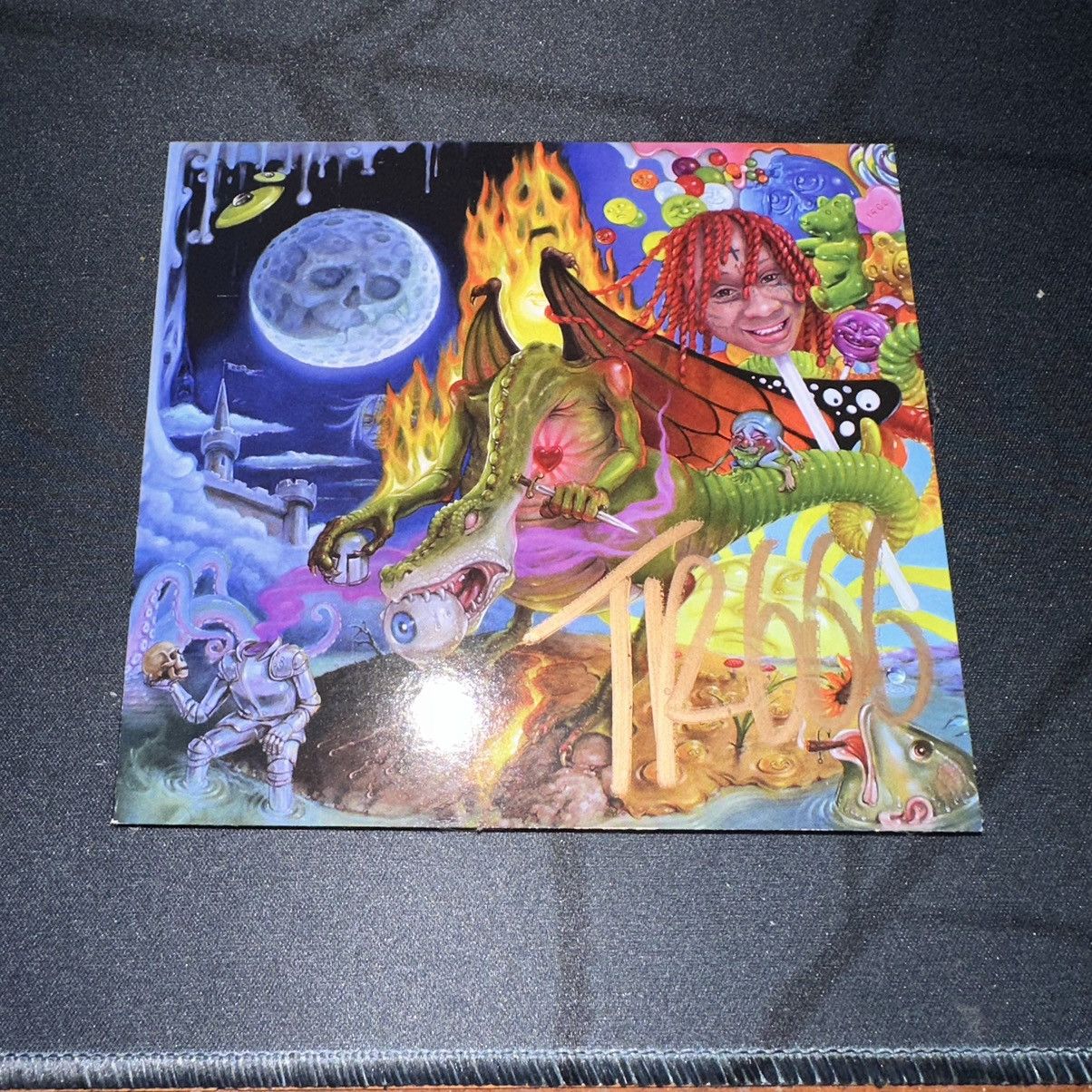 Trippie Redd Trippie Redd Signed CD Trip at knight | Grailed