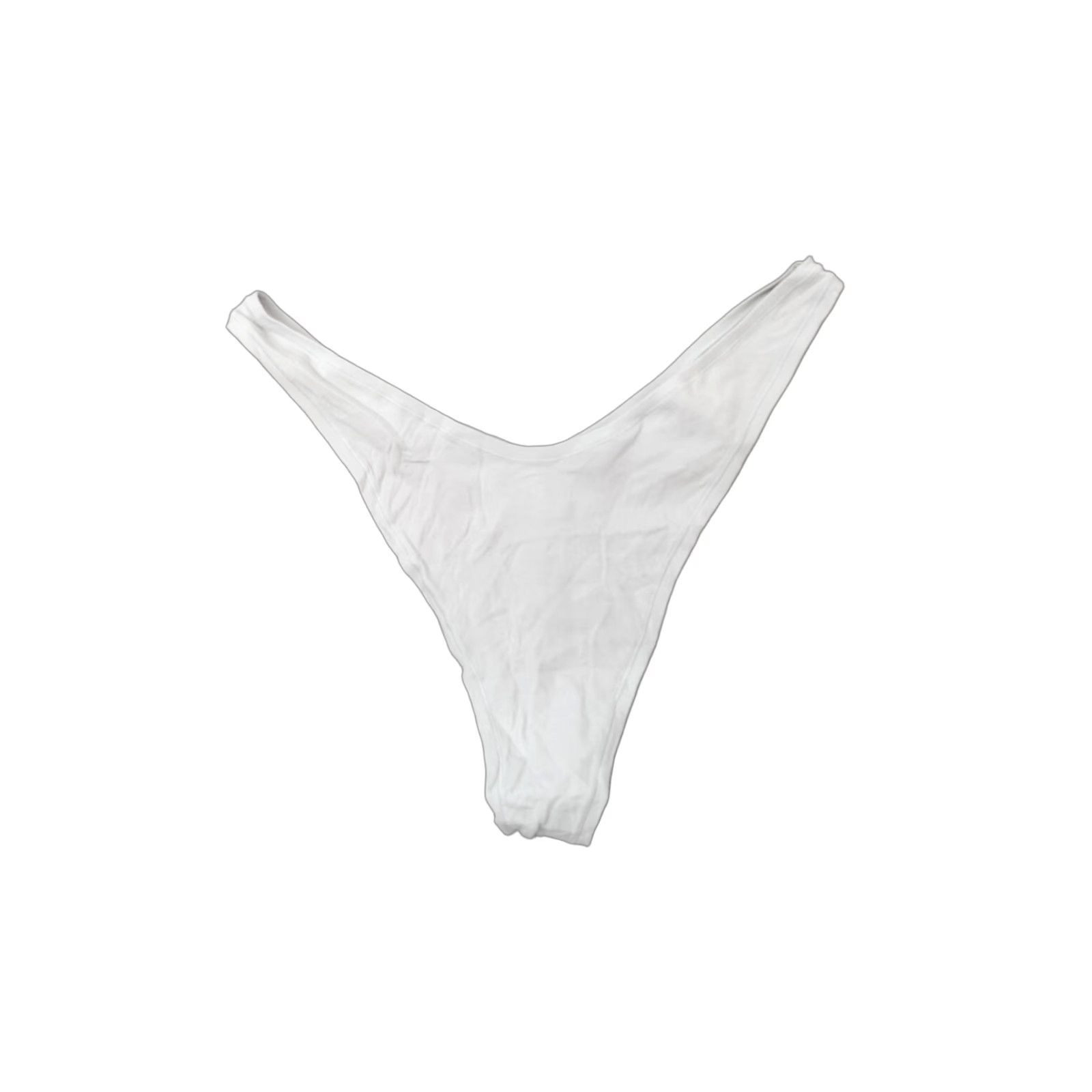 SKIMS Skims Cotton Jersey Micro Dipped Thong Color Frost Size 3X PN-DTH-1924 Size XXL / US 16-18 / IT 52-54 - 1 Thumbnail