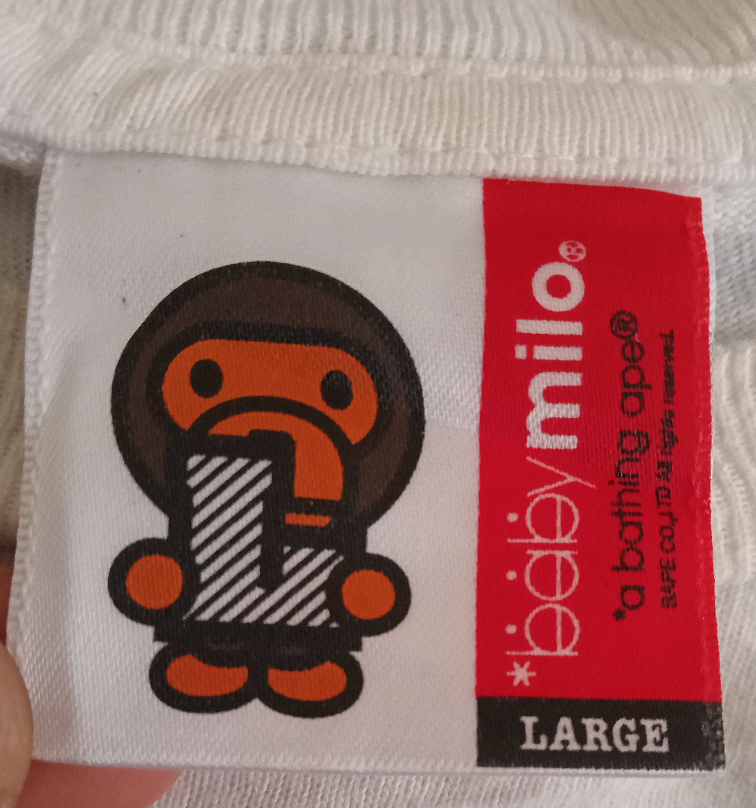 Bape Baby Milo A Bathing Ape Vintage 06' T Shirt Size US L / EU 52-54 / 3 - 4 Thumbnail