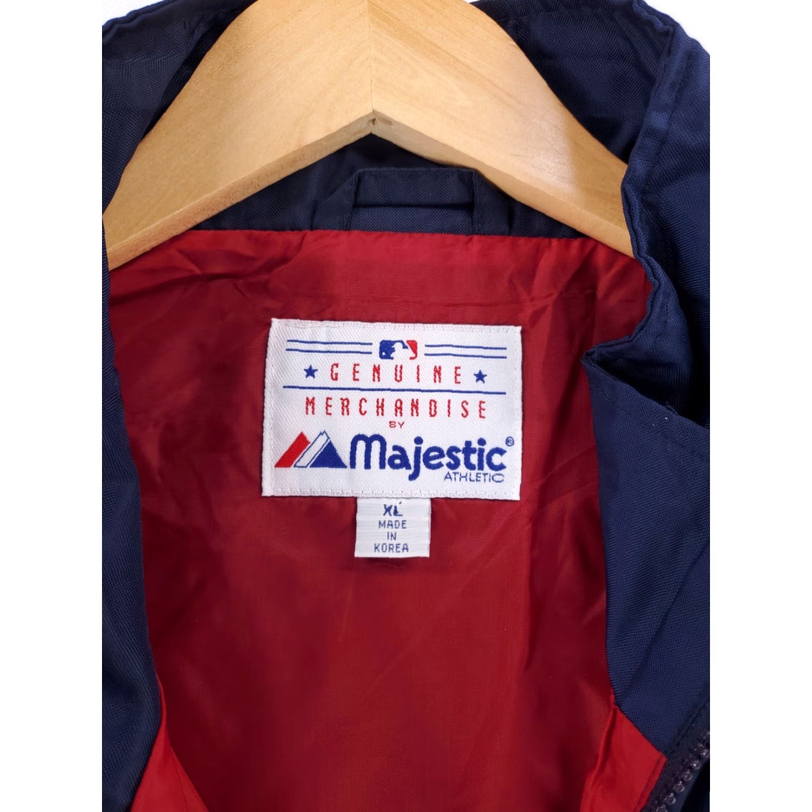 Vintage VINTAGE Majestic Jacket Full Zip Windbreaker Red Sox Mens XL 90s Korea Size US XL / EU 56 / 4 - 4 Thumbnail