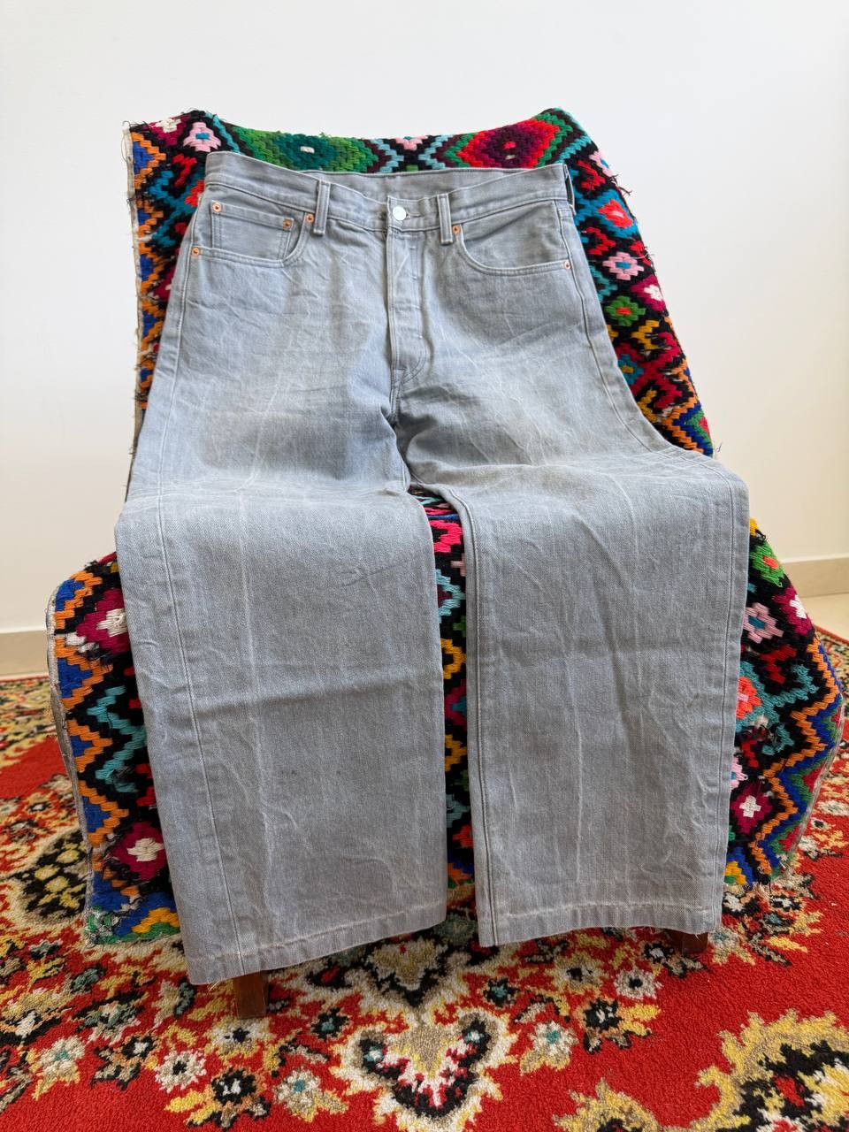 Hysteric Glamour Vintage Hysteric Glamour Style Baggy Washed Jeans Y2K Size US 34 / EU 50 - 8 Thumbnail