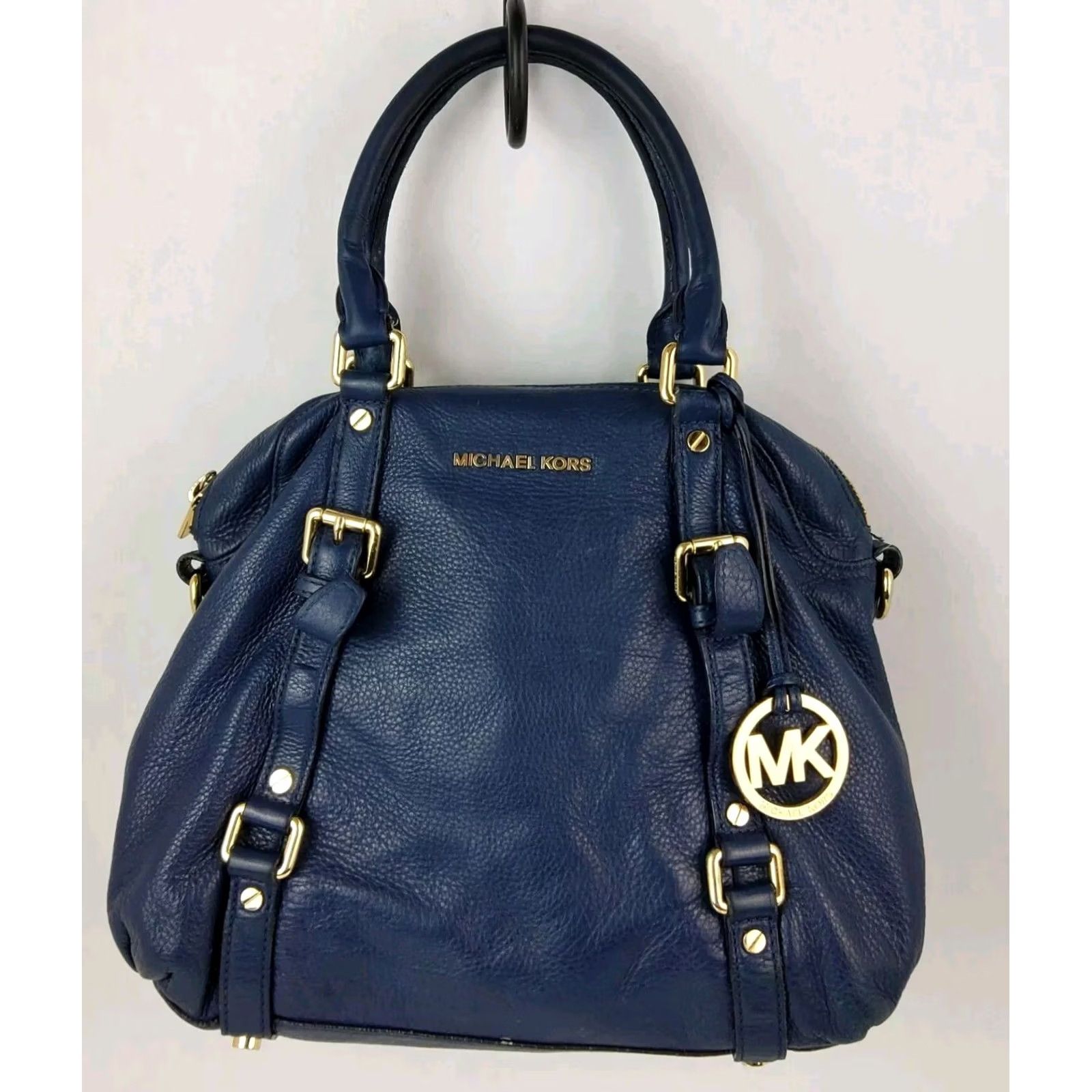 Michael Kors Michael Kors Pebbled Leather Satchel Convertible Shoulder Handbag Purse Women Pebbles Leather Exterior Size ONE SIZE - 2 Thumbnail