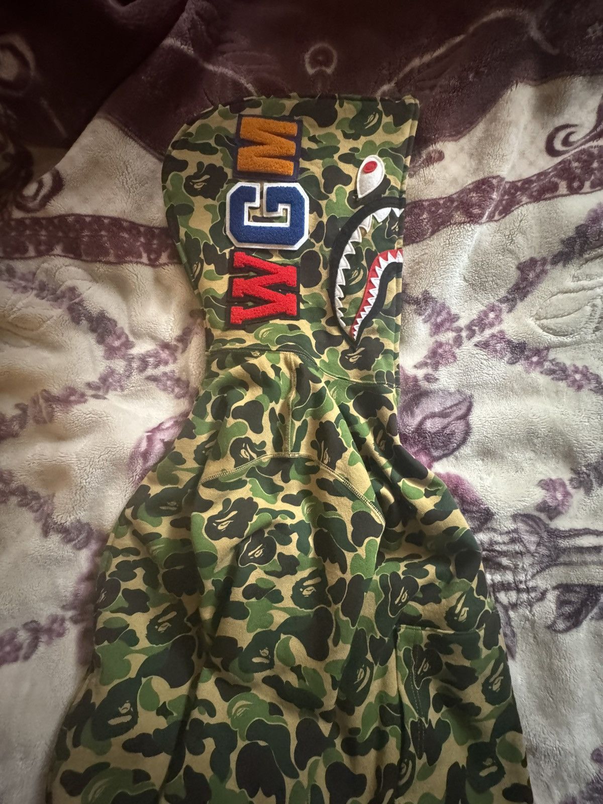 Bape ABC CAMO SEPARATE SHARK FULL ZIP HOODIE Size US S / EU 44-46 / 1 - 3 Thumbnail