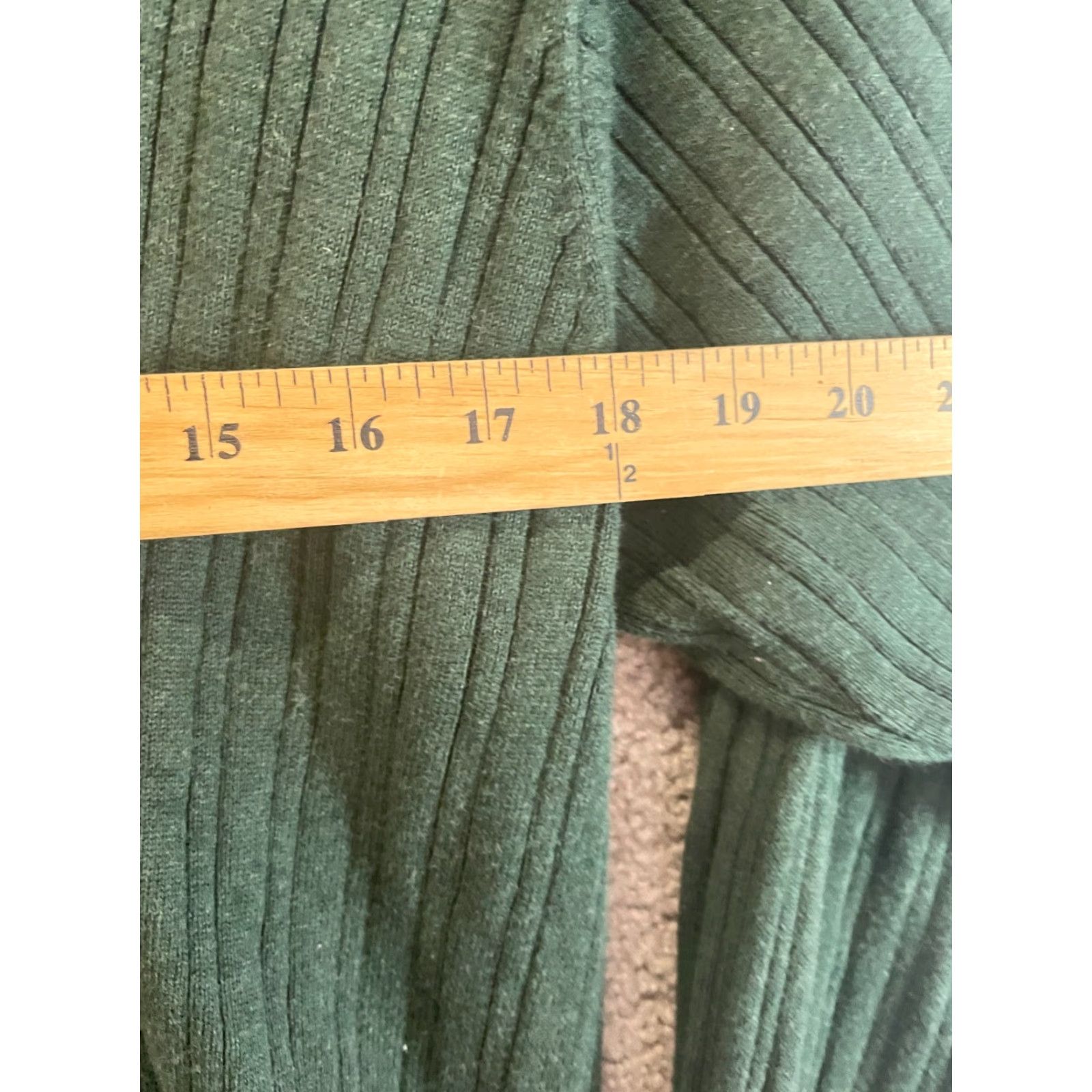 Chaps Chaps Ralph Lauren Sweater Mens XL Pullover Cotton Knit Crew Neck Green"} Size US XL / EU 56 / 4 - 3 Thumbnail