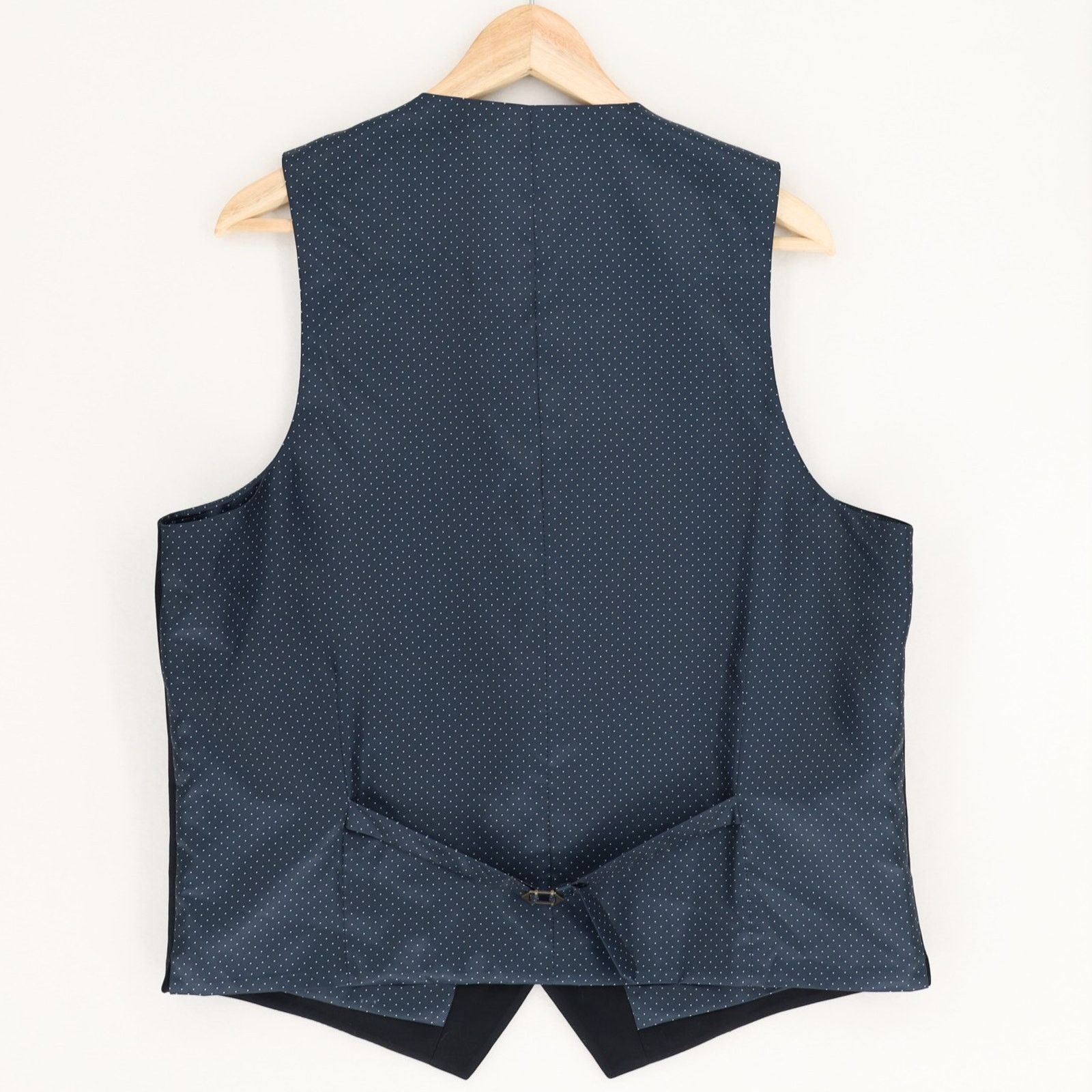 Alfani Alfani Men's Black Stretch Formal Slim-Fit Suit Vest Size L Size 44R - 3 Thumbnail