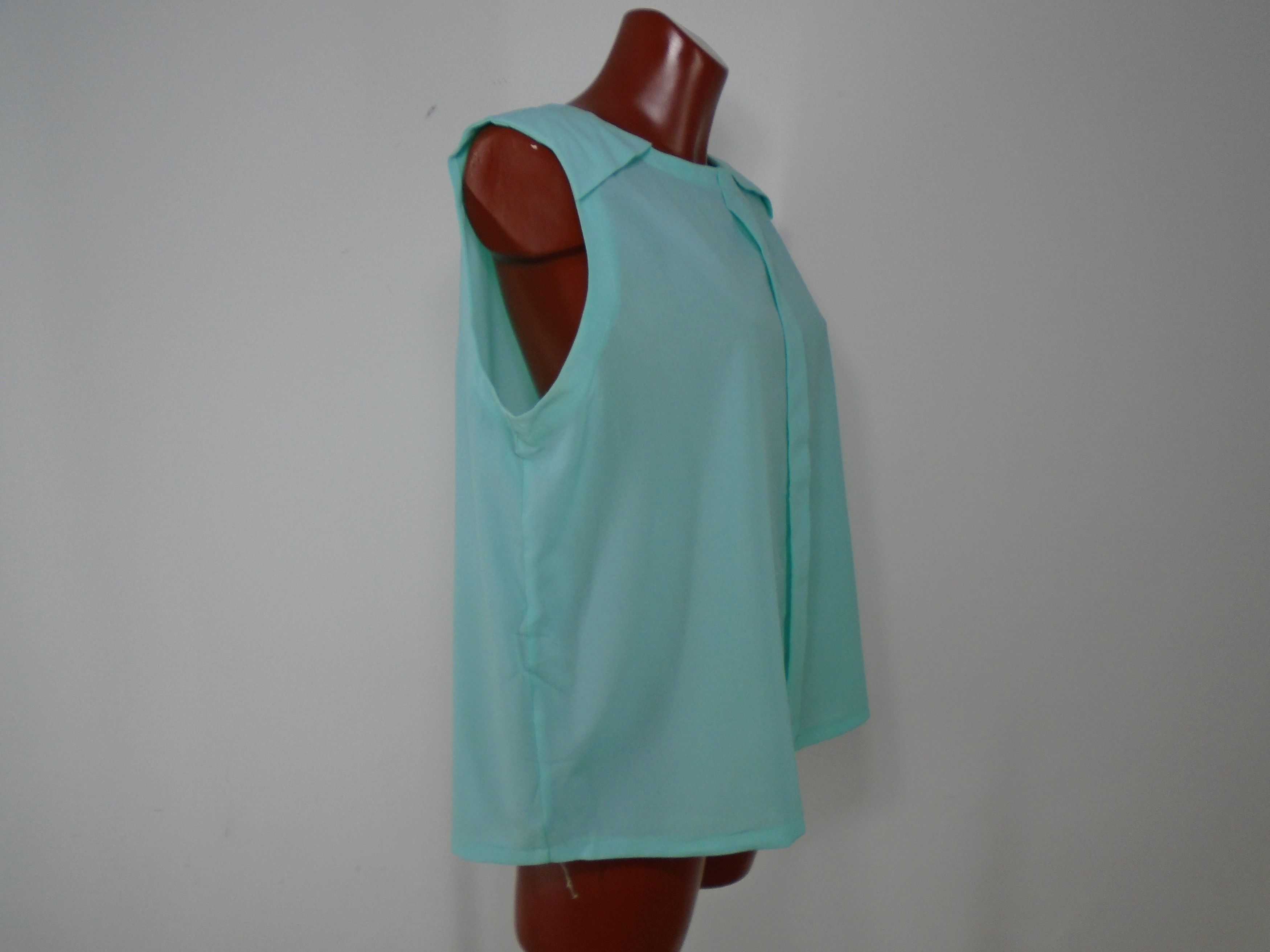 Vintage Women's Blouse D'Cero. Blue. L. Used. Very good condition Size L / US 10 / IT 46 - 5 Thumbnail