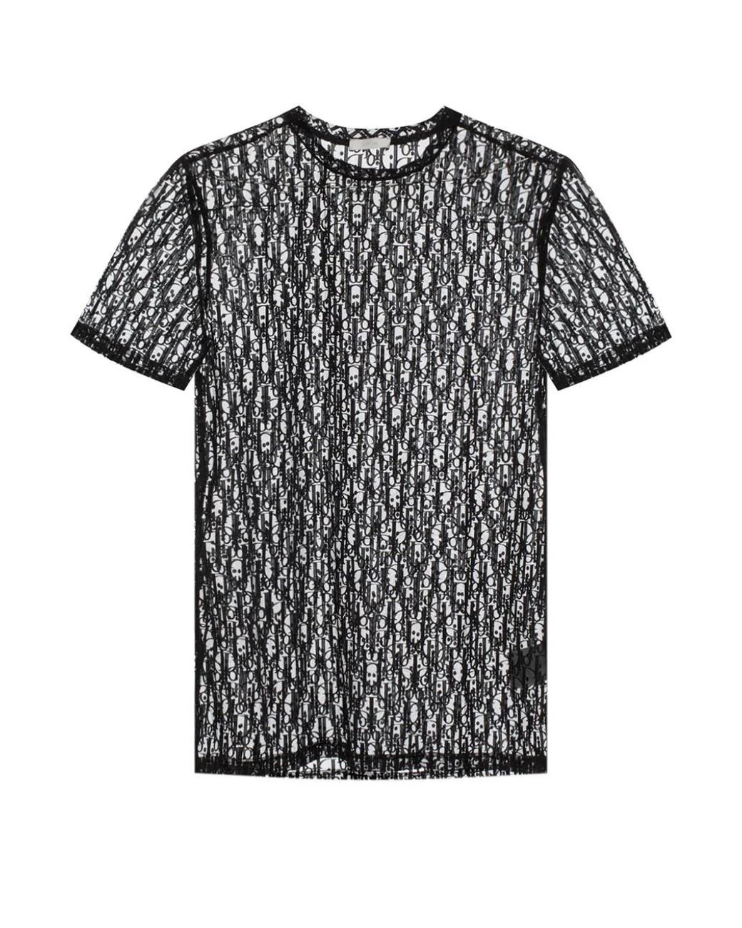Dior Oblique Logo Sheer Transparent Mesh See Through Shirt XS Size US XS / EU 42 / 0 - 3 Thumbnail