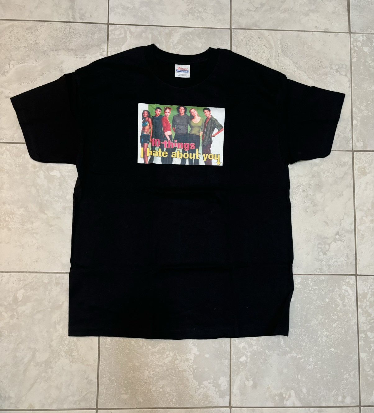 Vintage Rare Vintage 10 Things I Hate About You Heath Ledger Movie T Size US XL / EU 56 / 4 - 1 Thumbnail