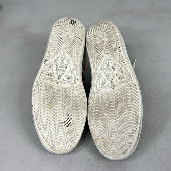 Gucci Gucci Low Cut Ace Floral 2017 Bumble Bee Embroidered Leather Size US 7 / IT 37 - 8 Thumbnail