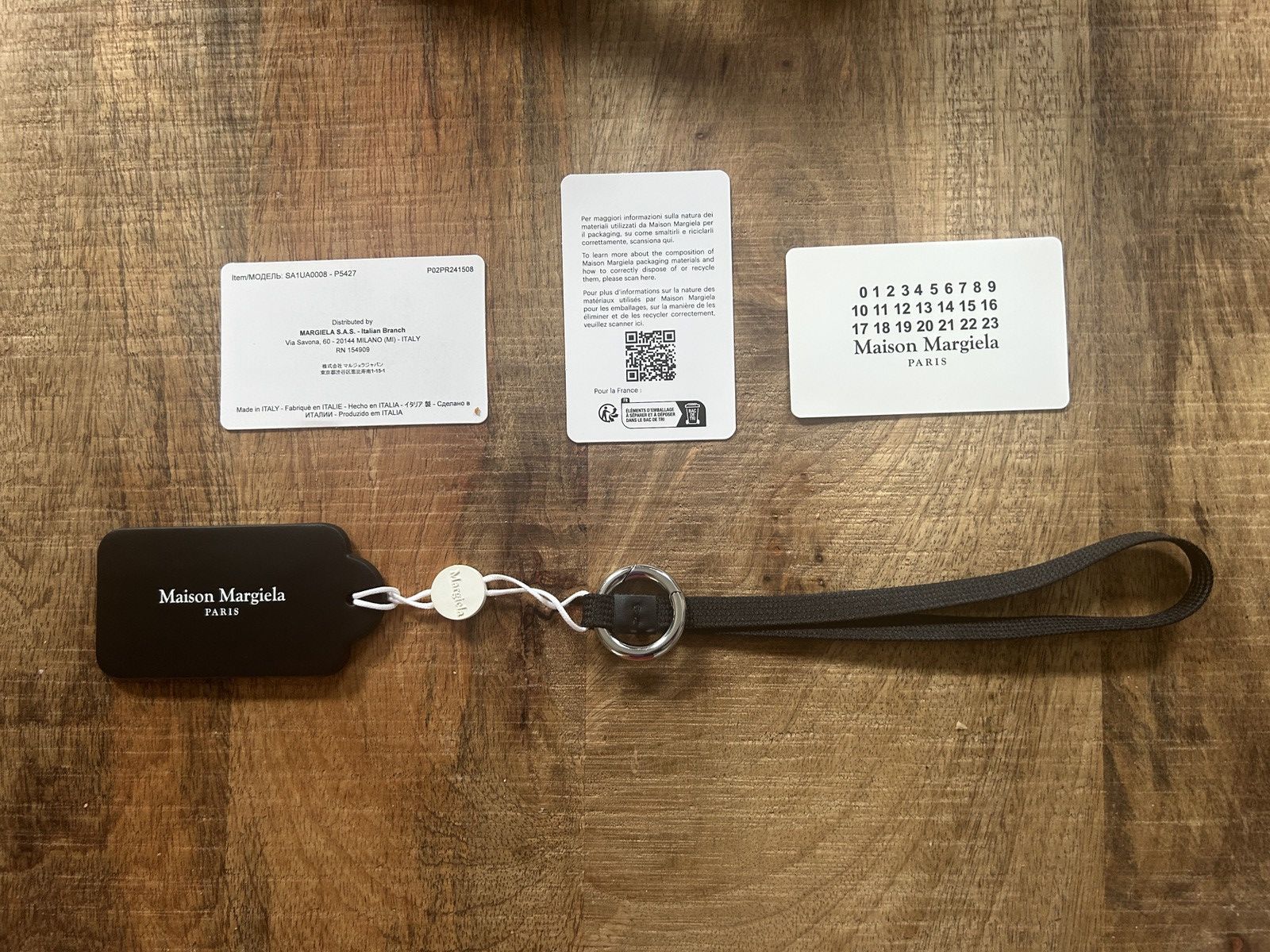 Maison Margiela Maison margiela key ring accessory logo designer italy chain Size ONE SIZE - 5 Thumbnail