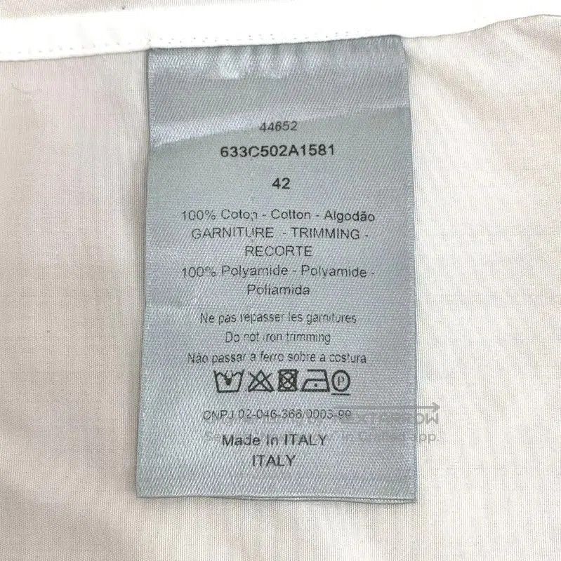 Dior Dior White Cotton Long Sleeve Men's Shirt . Size US M / EU 48-50 / 2 - 7 Thumbnail