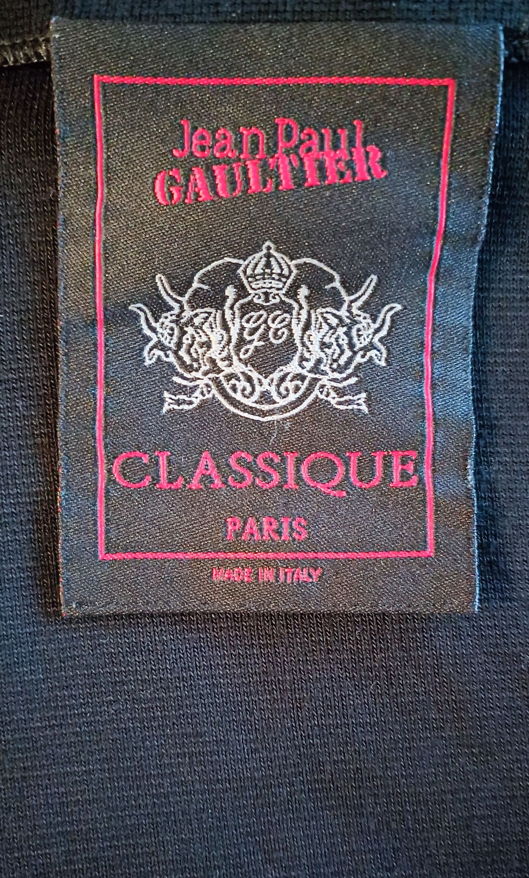 Jean Paul Gaultier Black sweater with Zippers on the front, above the bust. Size M / US 6-8 / IT 42-44 - 2 Thumbnail