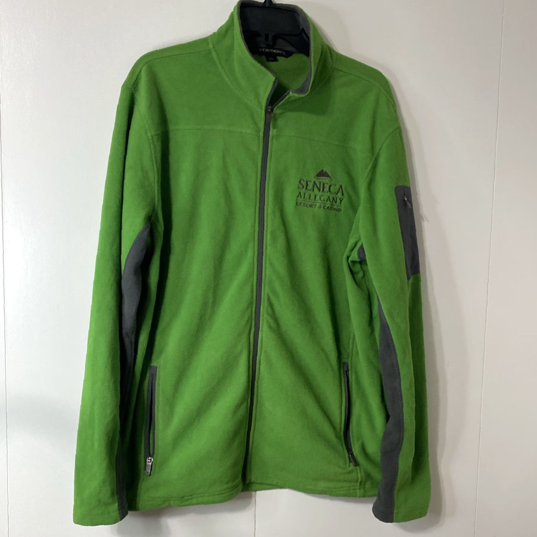 Port Authority Seneca Alleghany Resort & Casino Full Zip Fleece Jacket Mens Large Poker Gamin Size US L / EU 52-54 / 3 - 6 Thumbnail