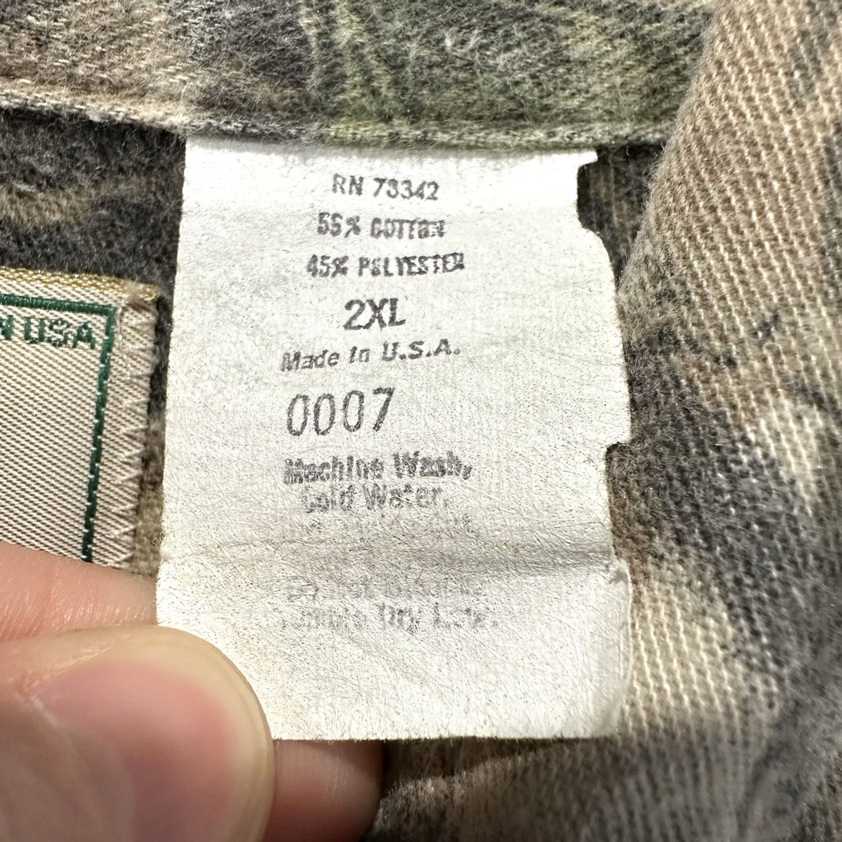 Vintage VINTAGE Mossy Oak Shirt Mens 2XL Breakup Camo Flannel Button Up Hunting USA 90s Size US XXL / EU 58 / 5 - 5 Thumbnail