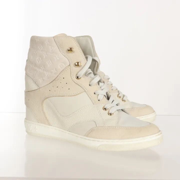 Louis Vuitton Louis Vuitton Women's High-Top Casual Sneakers 0079 Size US 6 / IT 36 - 1 Thumbnail